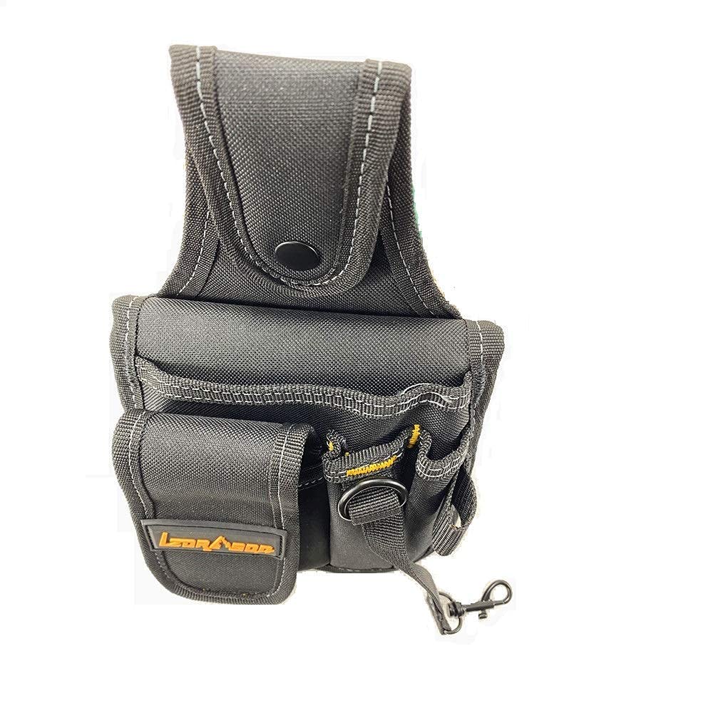 Professional Small Electrician Tool Pouch - Durable Nylon Utility Belt with Multiple Pockets for Electricians, Handymen & DIY Enthusiasts - Perfect for Home Repairs, Construction Sites & Electrical Work