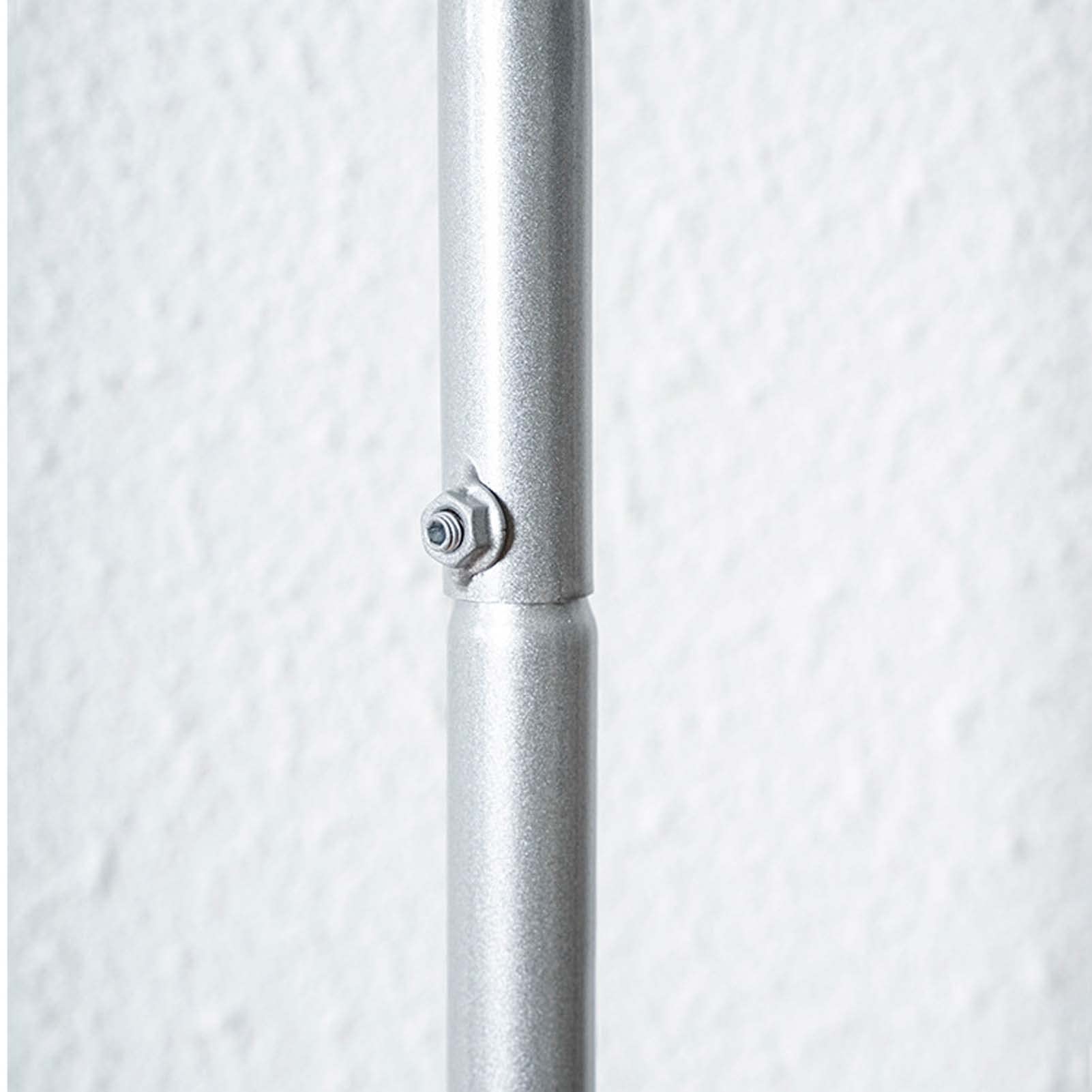 Foldable Stainless Steel Garment Rack - Space Saving Clothes Drying Stand for Small Spaces (120x40x160cm) | Indoor & Outdoor Use | Perfect for Apartments, Laundry Rooms, and Balconies