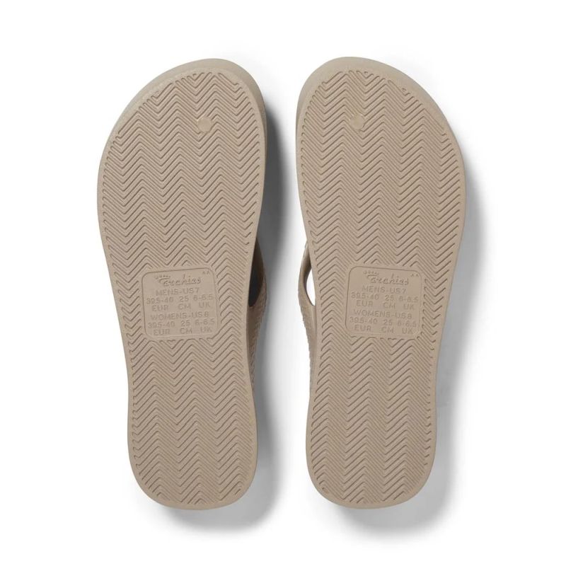Archie's Arch Support Thongs for Women & Men – Comfortable Orthopedic Sandals for Flat Feet & Plantar Fasciitis Relief – Perfect for Beach, Pool & Summer Walking