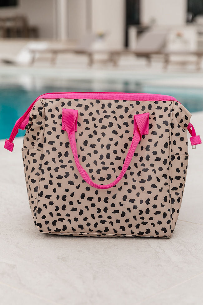 Nina Leopard Print Backpack Cooler - Insulated Lunch Bag for Picnics, Beach & Outdoor Adventures | Final Sale