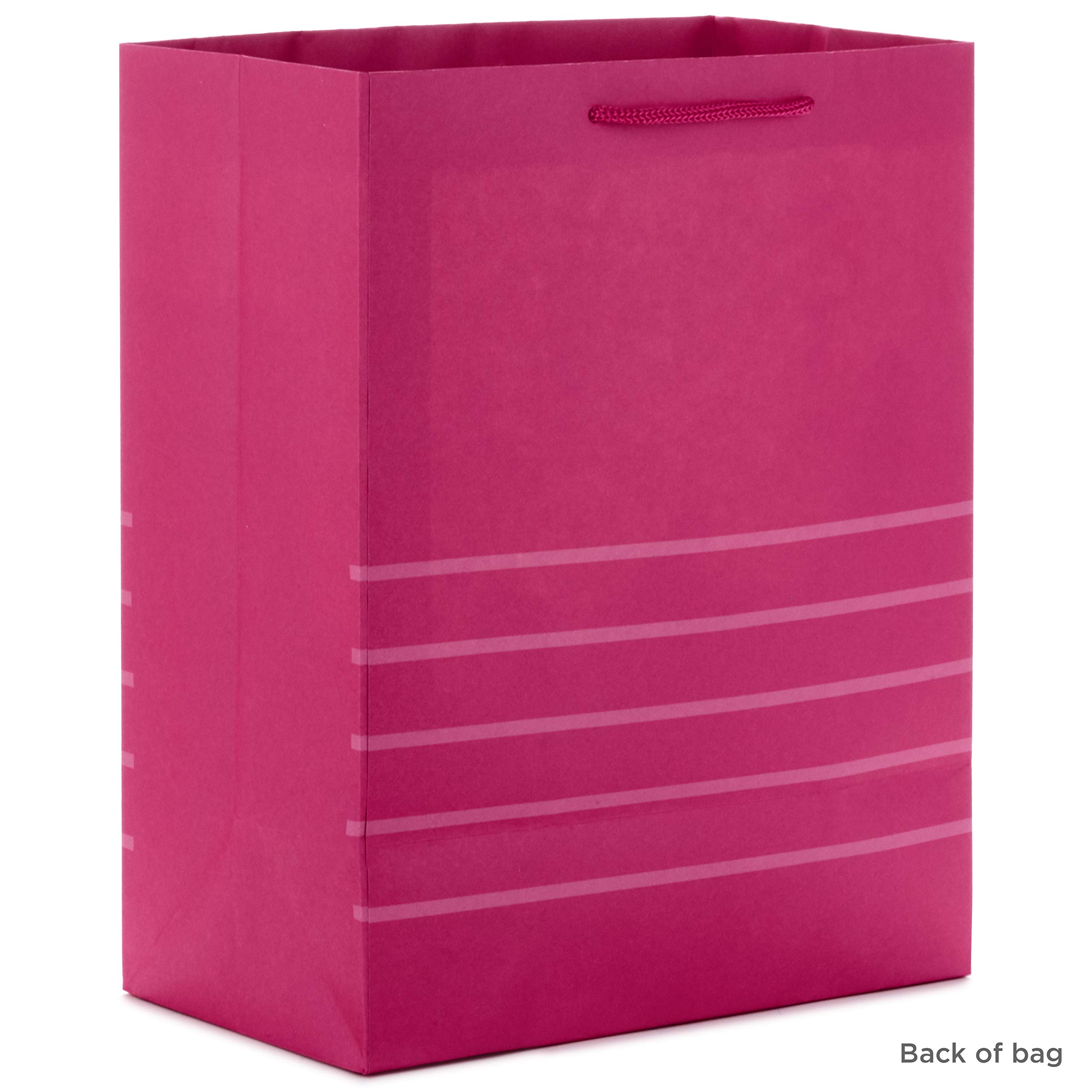 Hallmark Large Solid Color Gift Bags - Perfect for Birthdays, Weddings, Parties & Holiday Presents