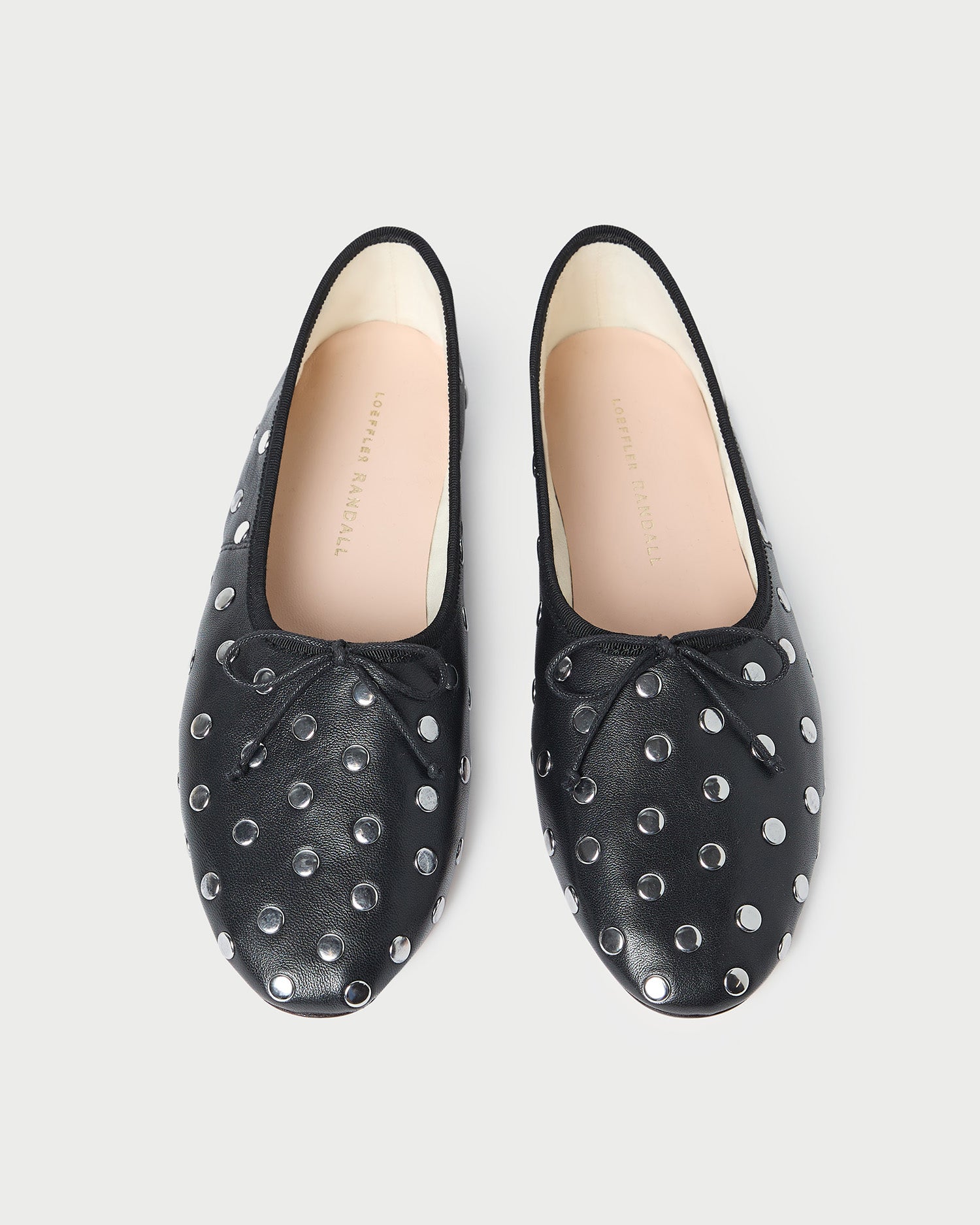 Landon Women's Black & Silver Ballet Flats - Comfortable & Stylish Shoes for Work, Casual Wear & Dance