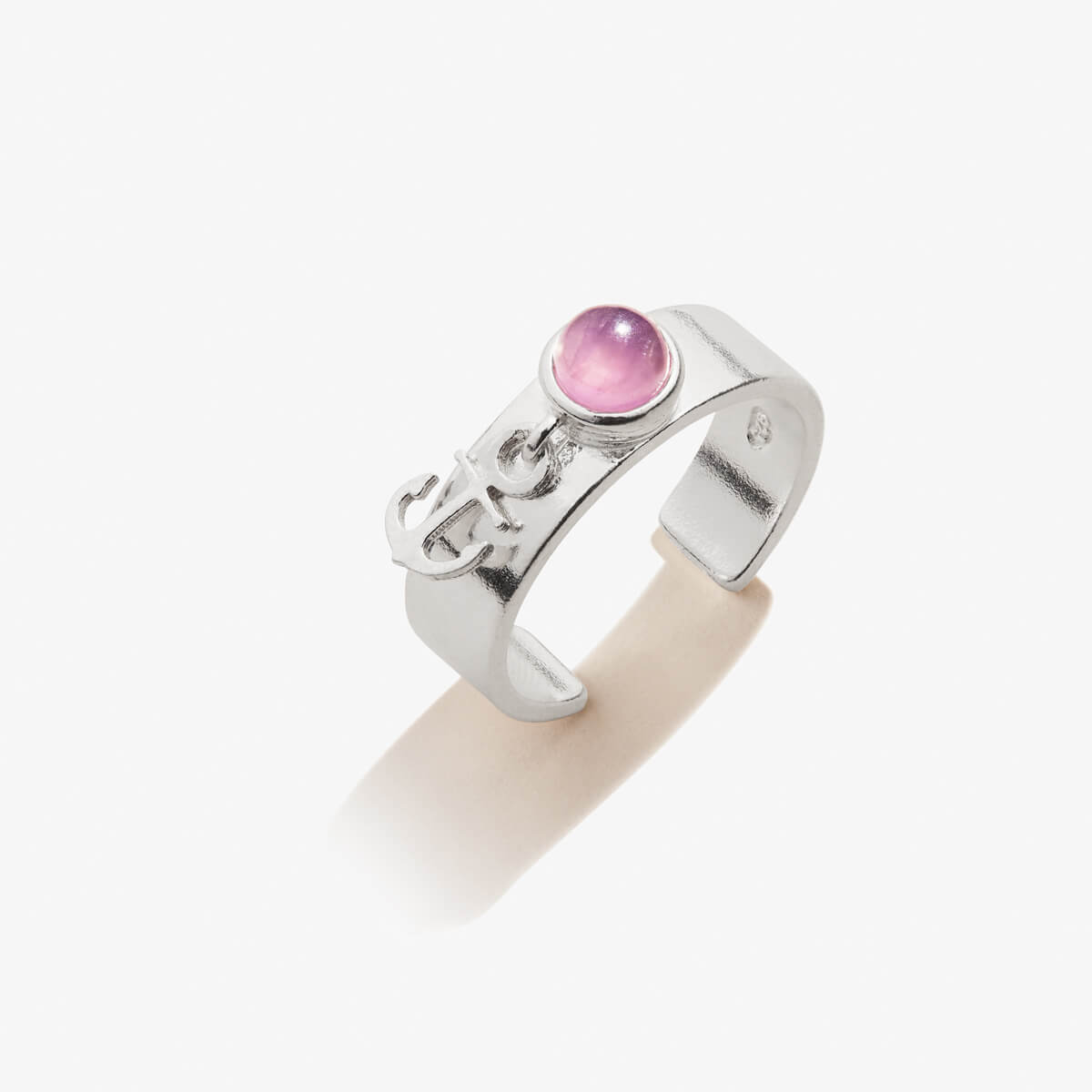 Adjustable 925 Sterling Silver Ring for Women - Elegant Stackable Band for Everyday Wear & Special Occasions