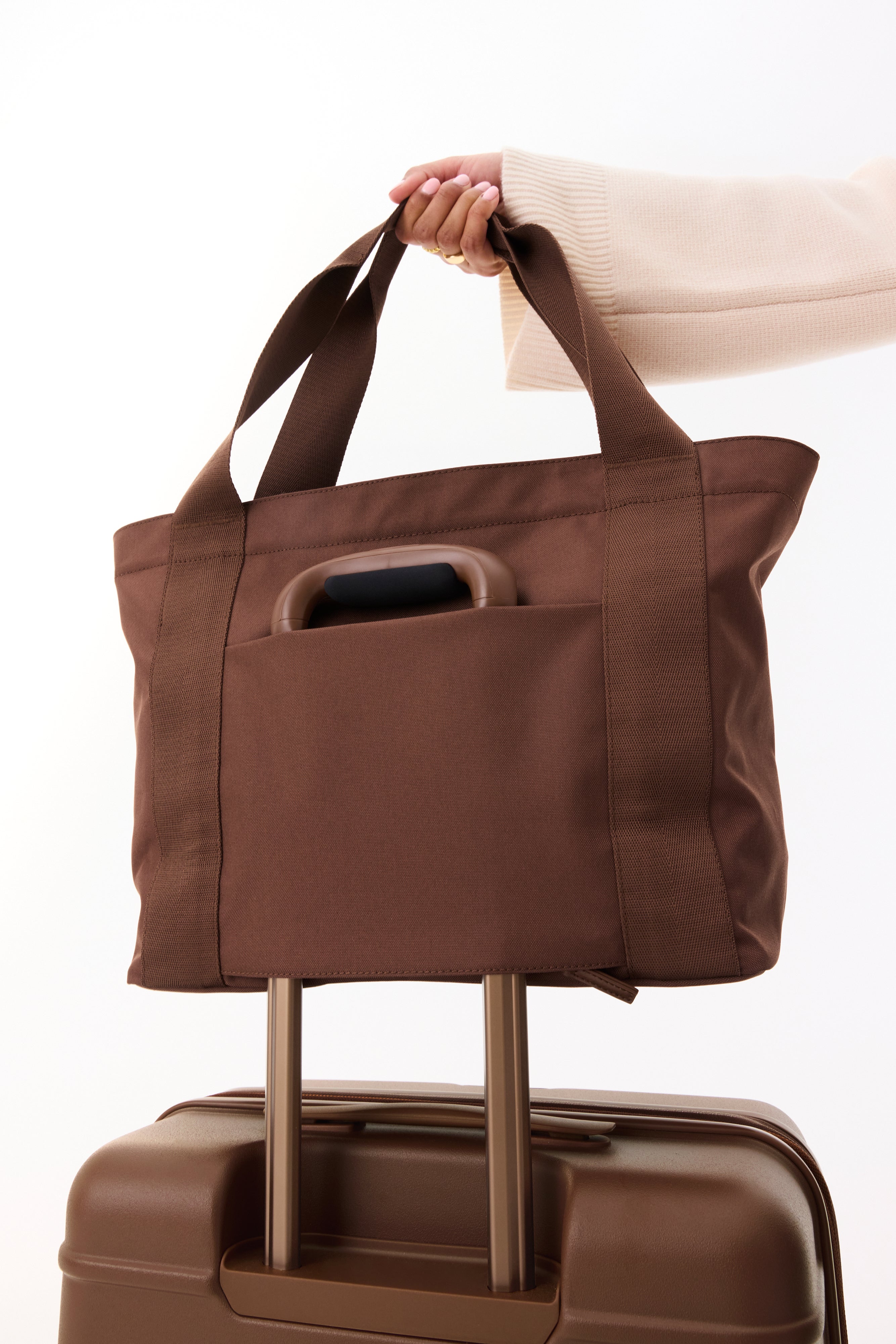 The BÉISics Tote Bag in Maple - Stylish & Spacious Work Tote for Women | Perfect for Office, Travel & Everyday Use