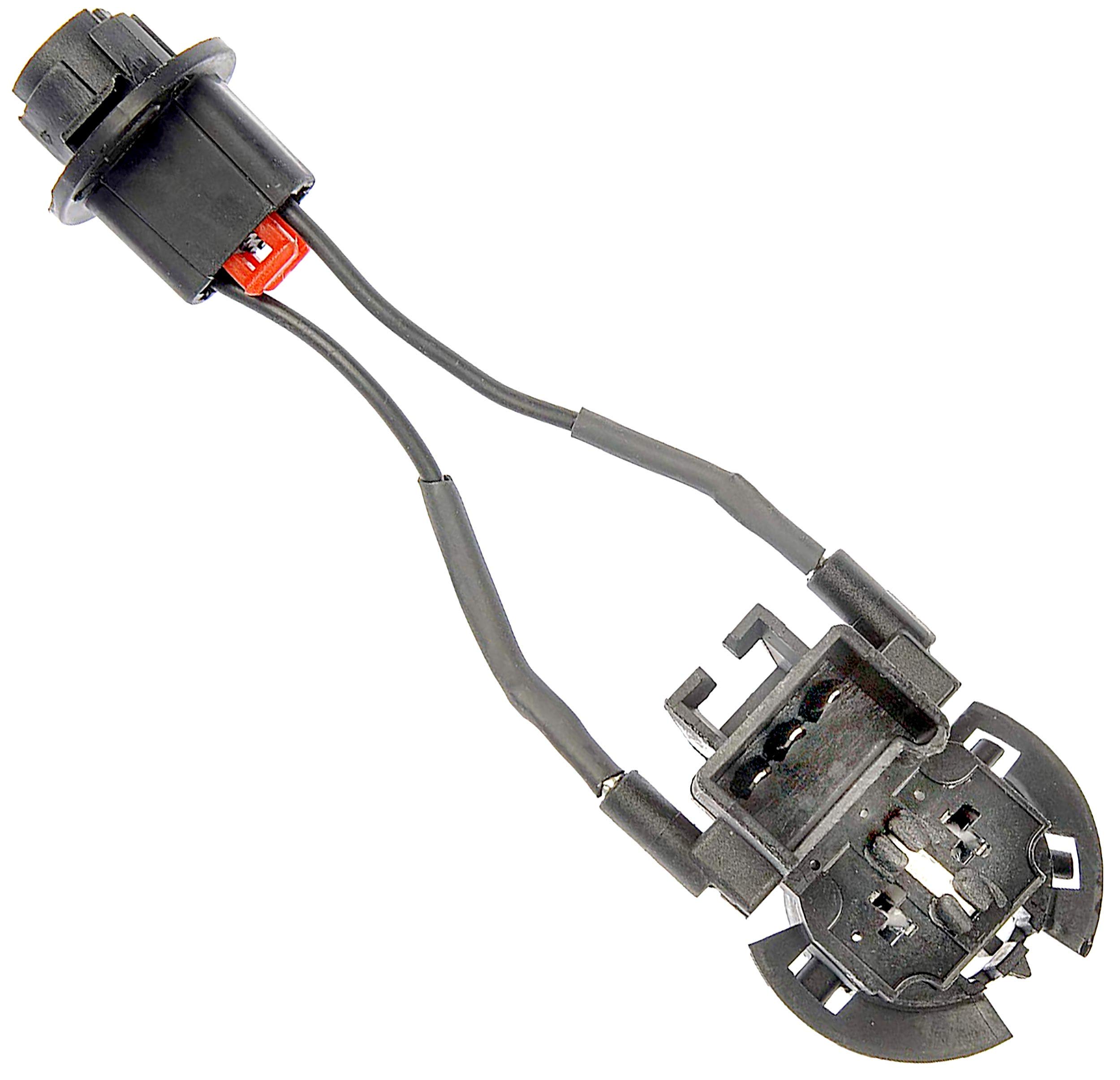 APDTY 034146 Tail Lamp Socket with Side Marker - Replacement Bulb Holder for Car Brake Lights & Turn Signals - Compatible with Various Vehicle Models - Perfect for Night Driving & Enhanced Safety