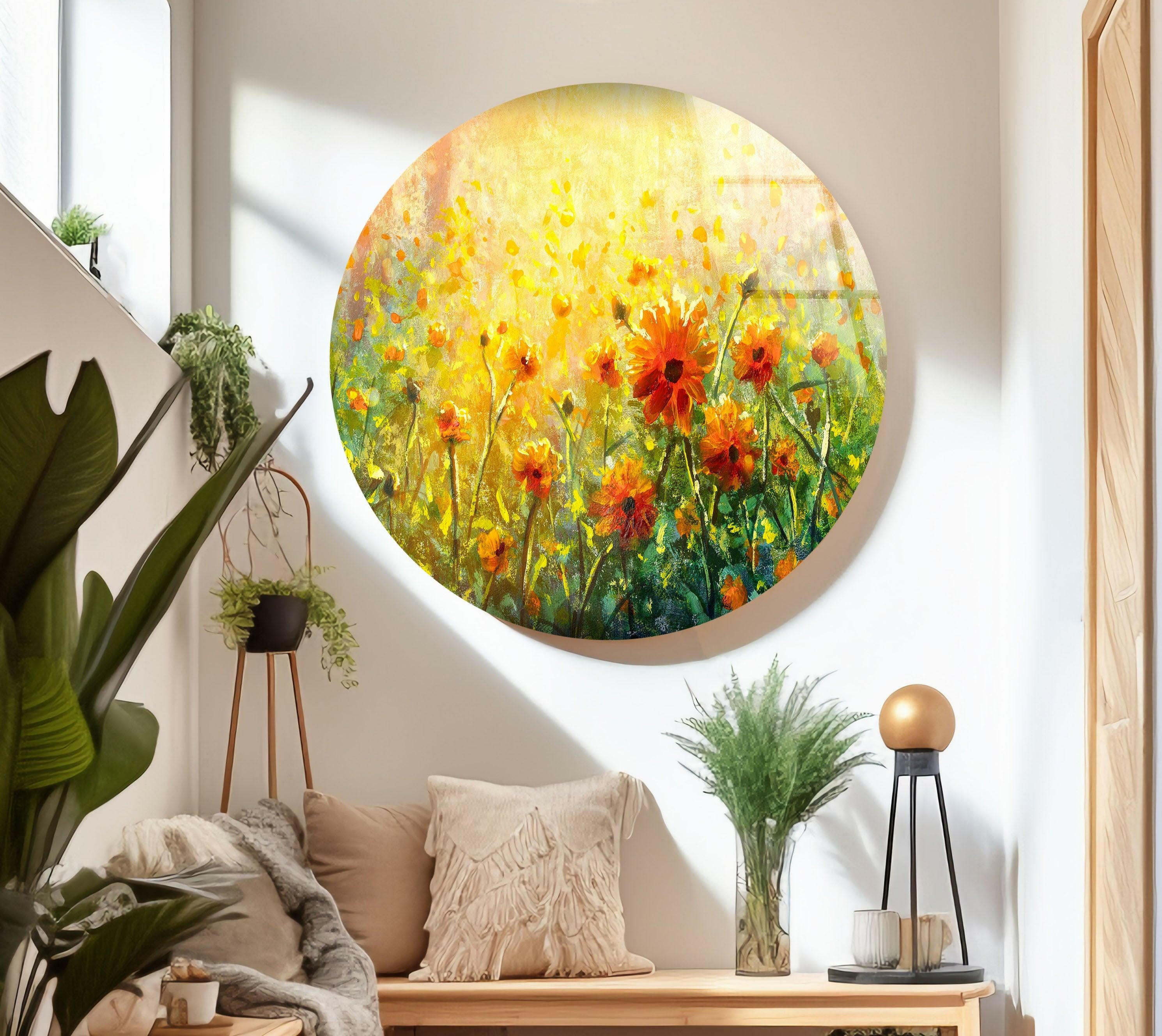 Claude Monet Impressionist Glass Wall Art - Stunning Home Decor for Living Room, Bedroom & Office