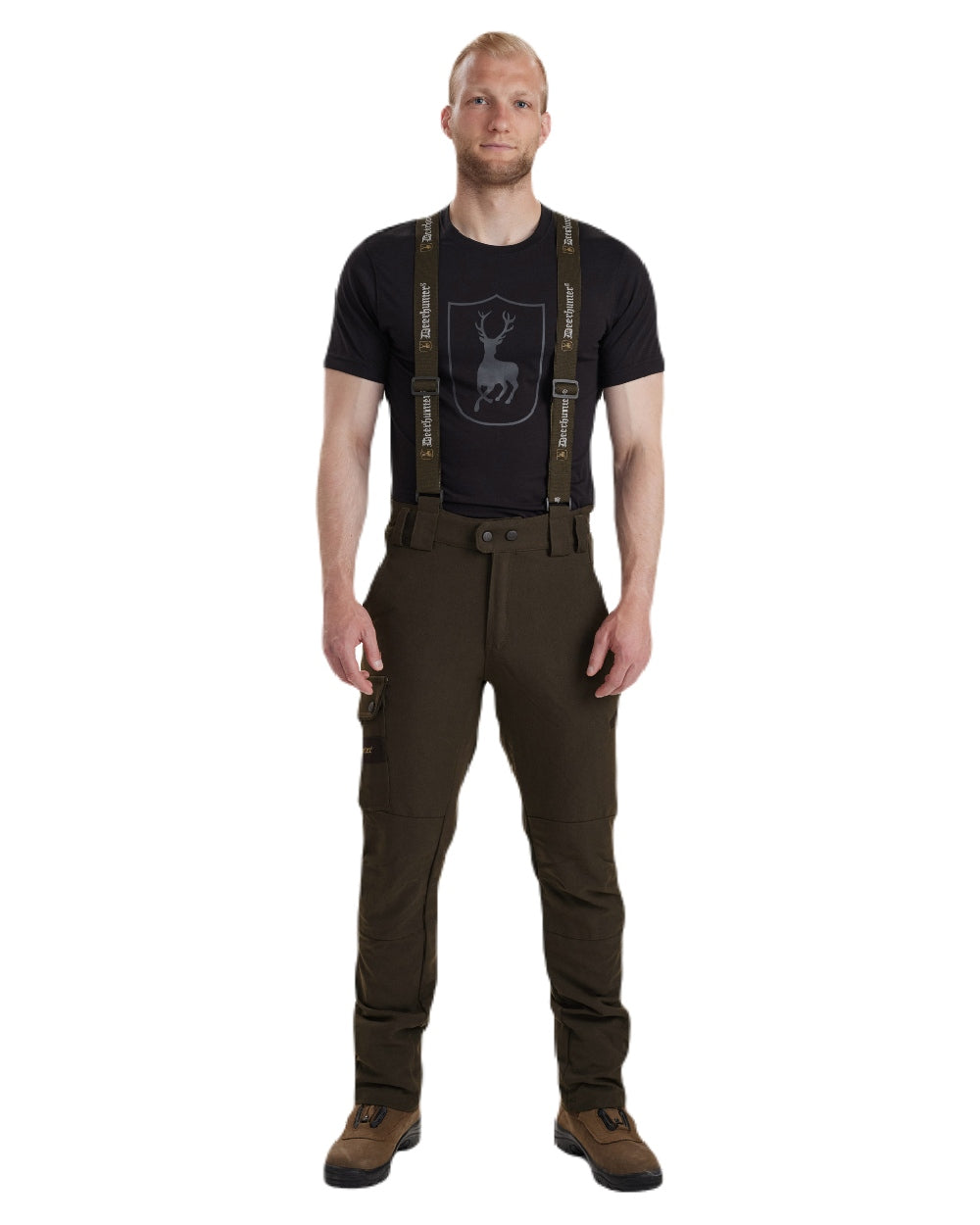 Deerhunter Muflon Extreme Waterproof Hunting Pants for Men - All-Weather Outdoor Camo Trousers for Hiking, Fishing & Hunting Adventures