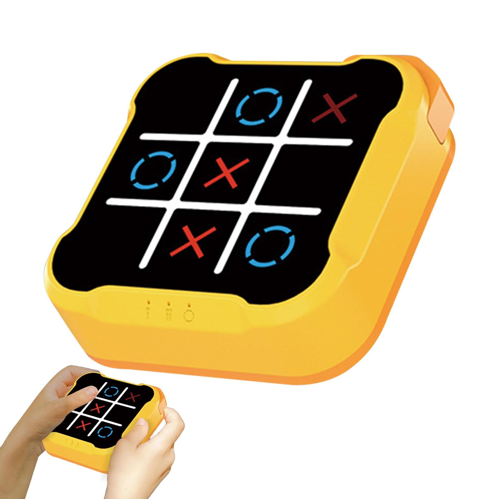 Electronic Tic Tac Toe Game - Classic Digital Strategy Board Game for Kids & Adults | Portable Travel Puzzle Toy for Family Fun, Parties & Road Trips | Interactive Electronic Morpion Game for Office, Home & Outdoor Play