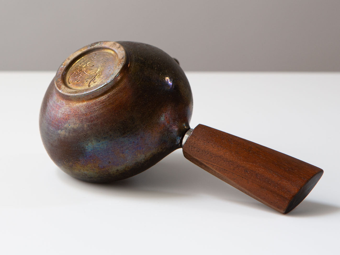 Premium Japanese Kyusu Teapot for Loose Leaf Tea - Handcrafted Persimmon Glaze Design - Perfect for Sencha, Gyokuro & Green Tea Ceremonies