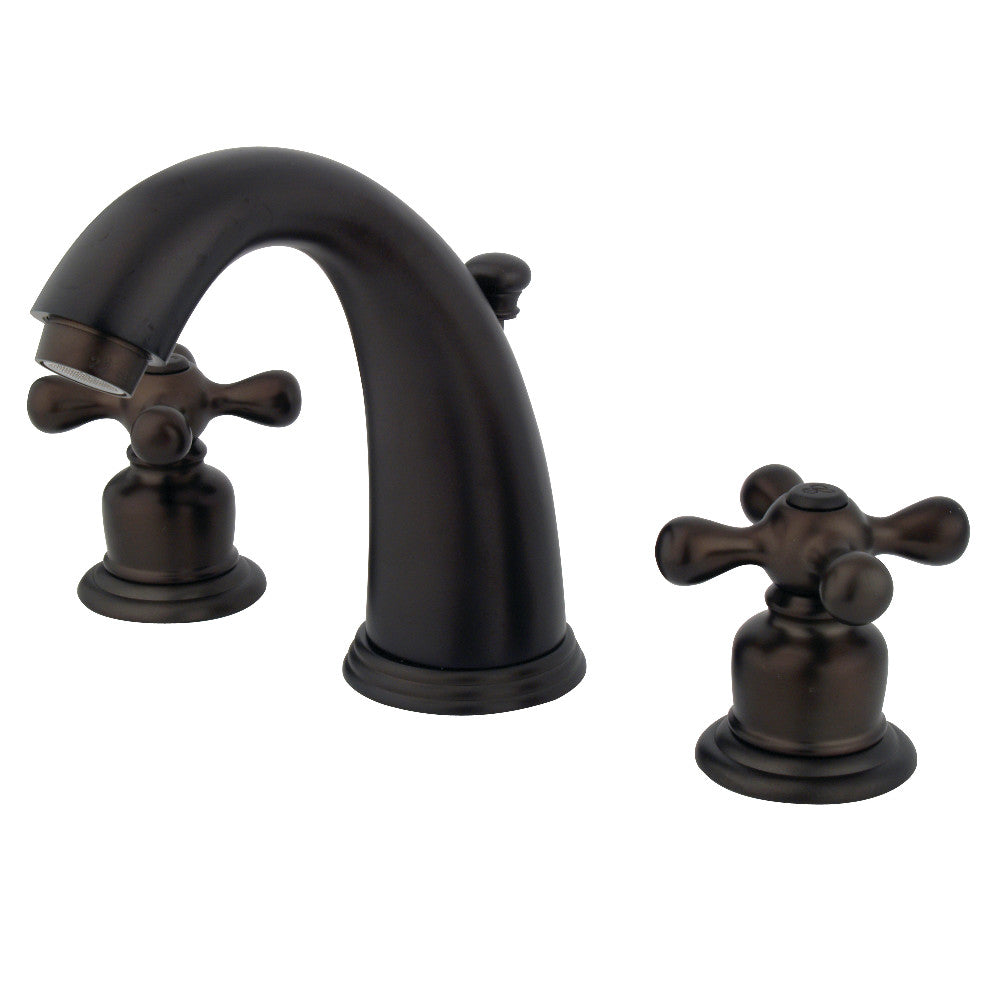 Kingston Brass GKB981AX Widespread Bathroom Faucet - 8 Inch Centers, Oil Rubbed Bronze Finish, High Arc Spout - Perfect for Modern Bathroom Vanities and Powder Rooms