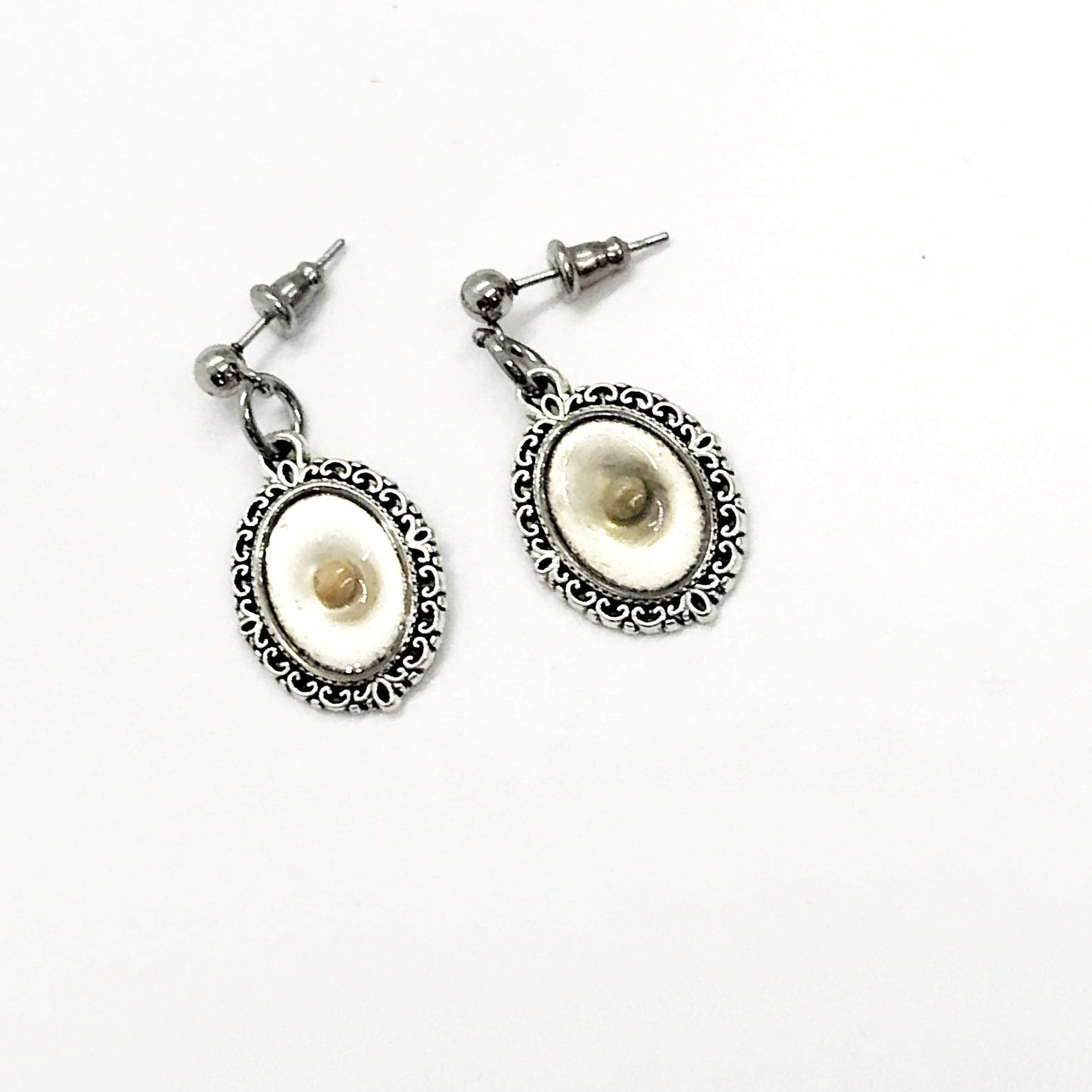 Mustard Seed Earrings - Faith Jewelry with Matthew 17:20 Bible Verse - Inspirational Scripture Gifts for Women - Perfect for Church, Baptism & Daily Encouragement