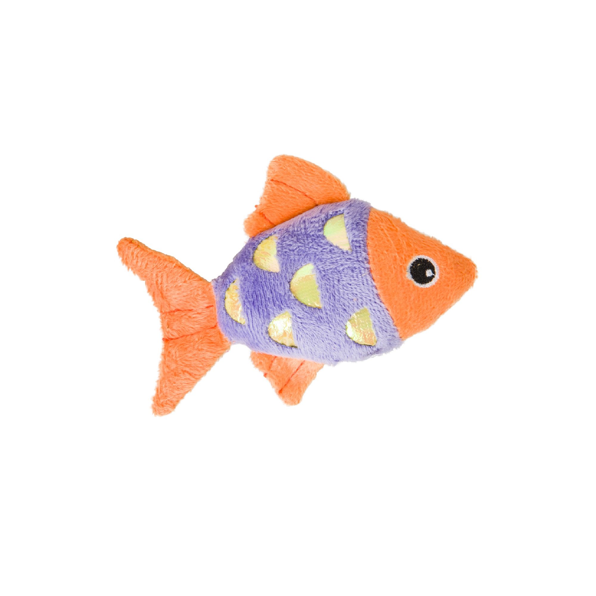 SPOT Ethical Pets 52075 Shimmer Glimmer Fish Catnip Cat Toys for Indoor Play & Stress Relief - Fun Interactive Cat Toy with Catnip for Kittens & Adult Cats