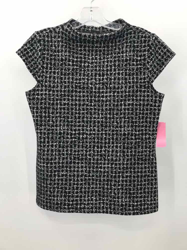 Pre-Owned Ann Taylor Black Blouse Size Medium - Perfect for Work, Office & Casual Wear