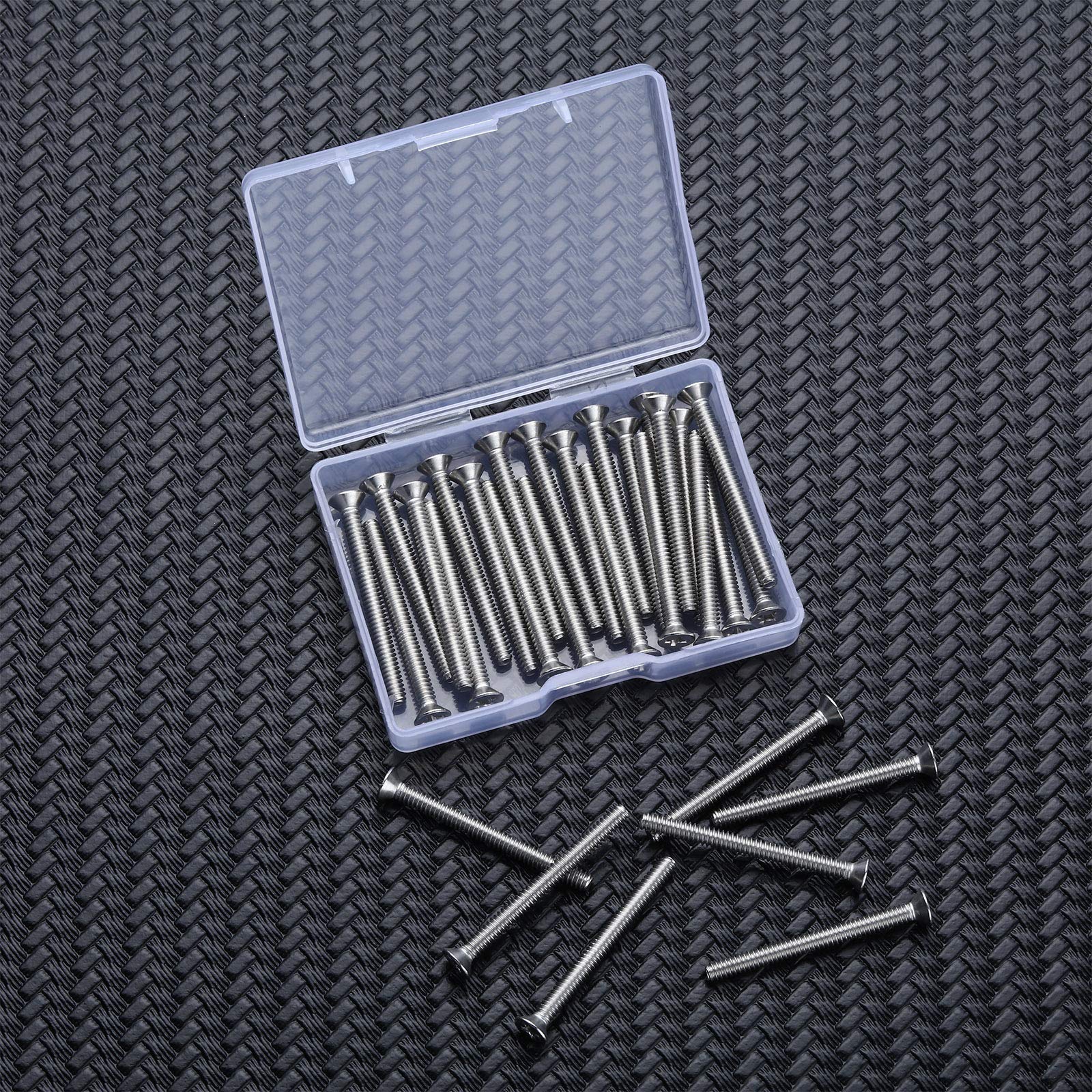 30pcs Extra Long Outlet Screws 6-32x1