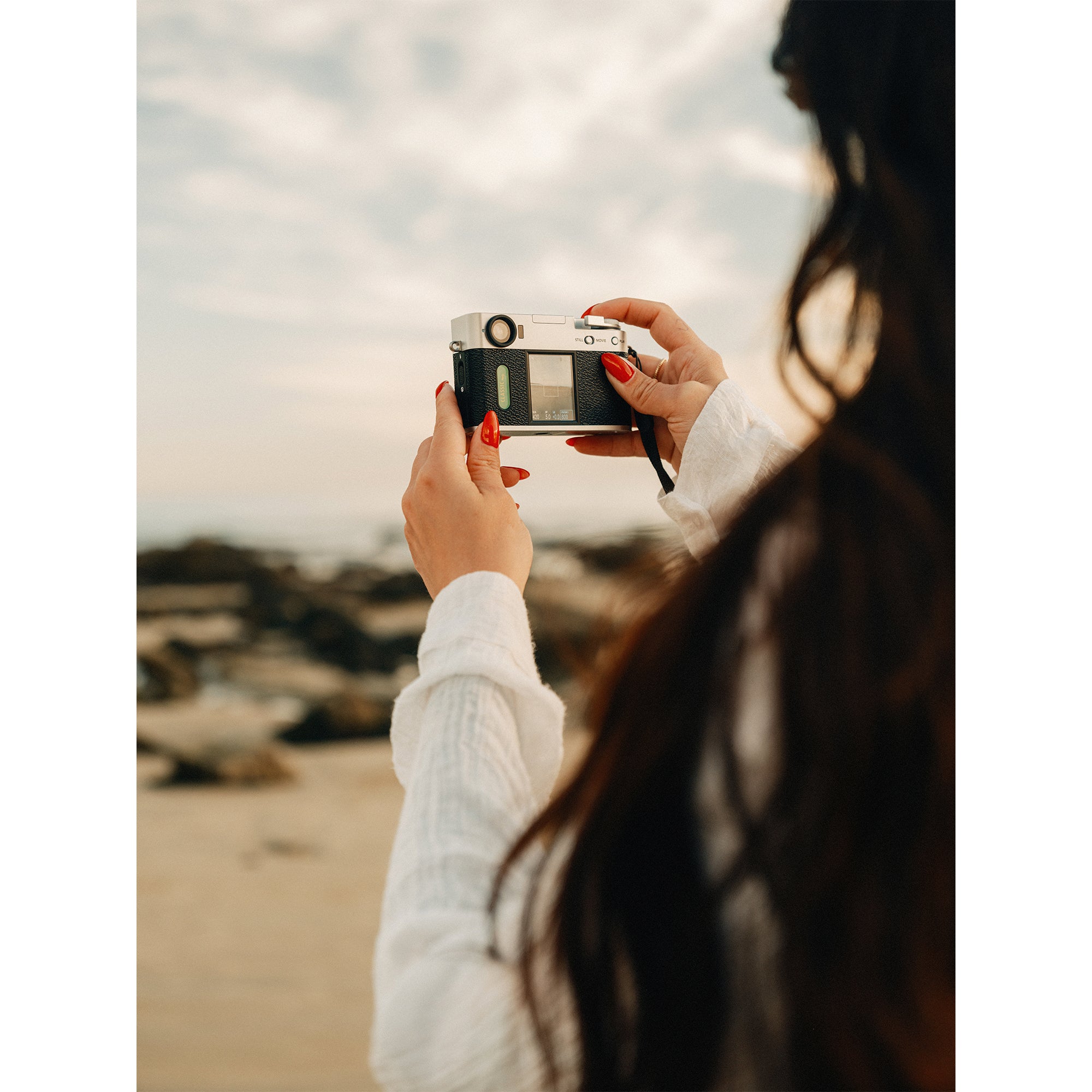 Fujifilm X Premium Compact Camera - Black | High-Quality Digital Camera for Travel, Street Photography & Vlogging