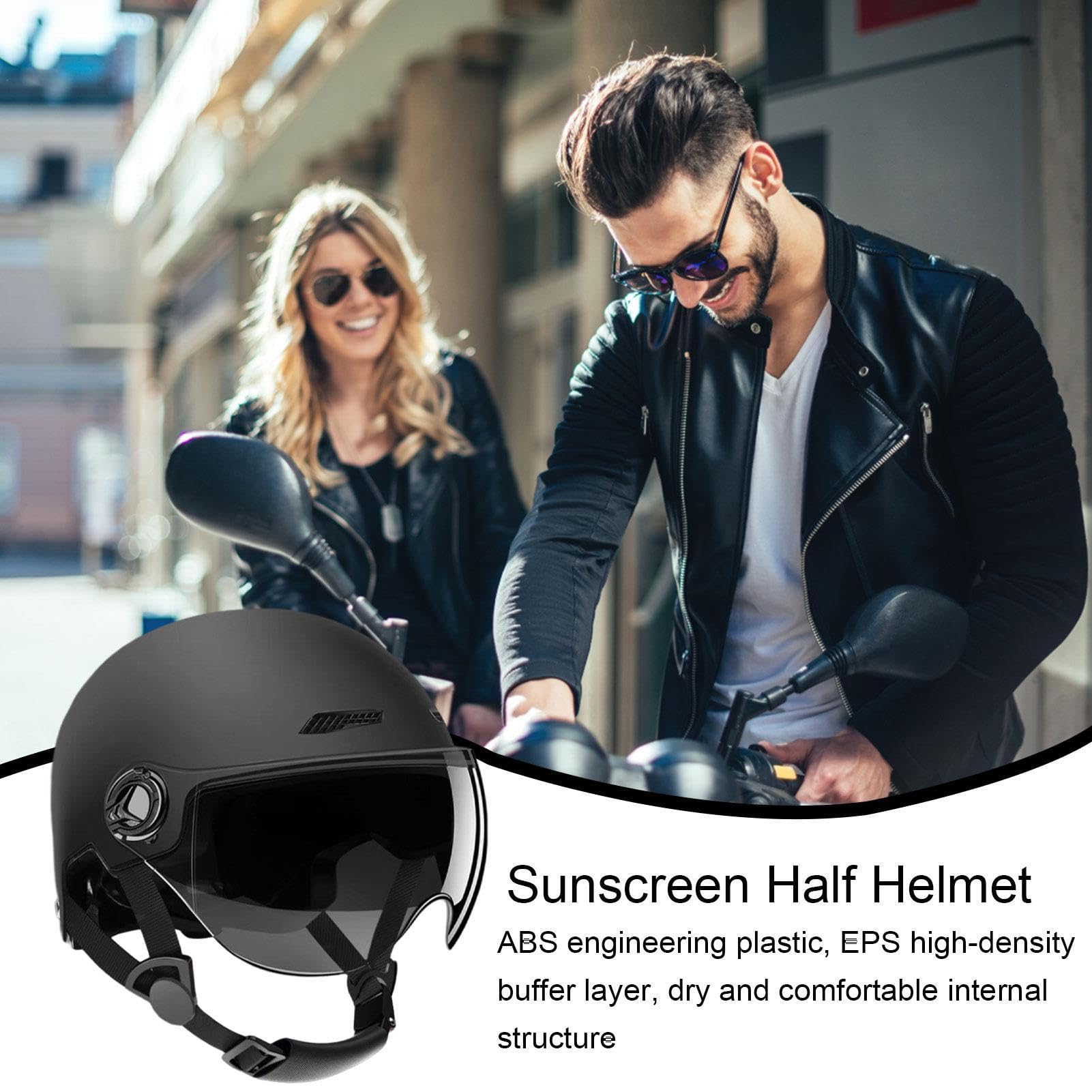 Unisex Bicycle Helmet with Electric Visor - High Protection Adult Helmet for Electric Bikes, Scooters & Skateboards (54-62cm) - Perfect for Commuting, Urban Riding & Outdoor Adventures