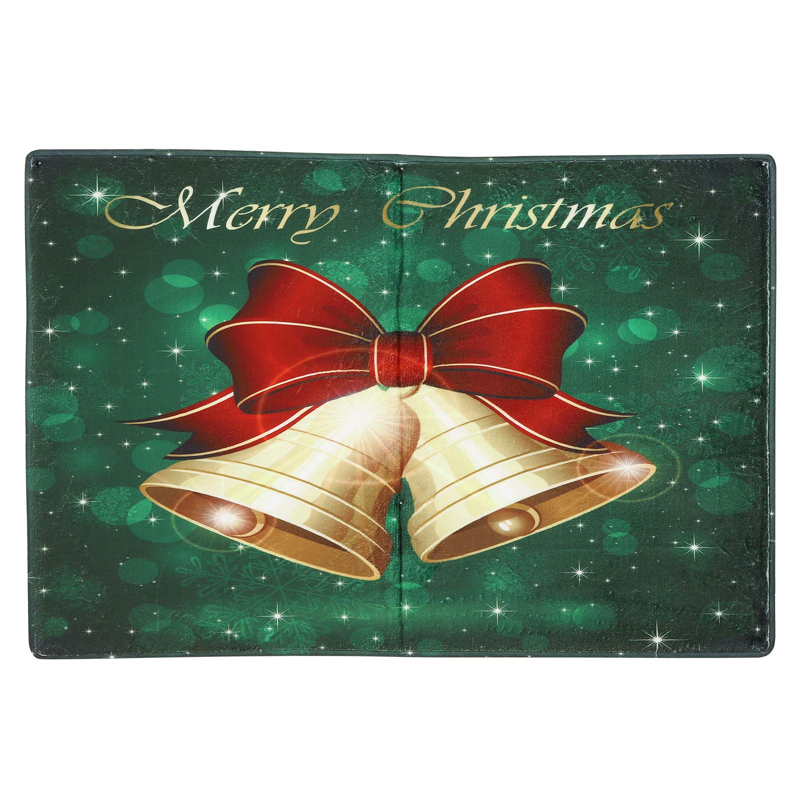 Non-Slip Office & Kitchen Floor Mat - Anti-Fatigue Bathroom Rug with Green Bell Design - Perfect for Home, Office, and High-Traffic Areas