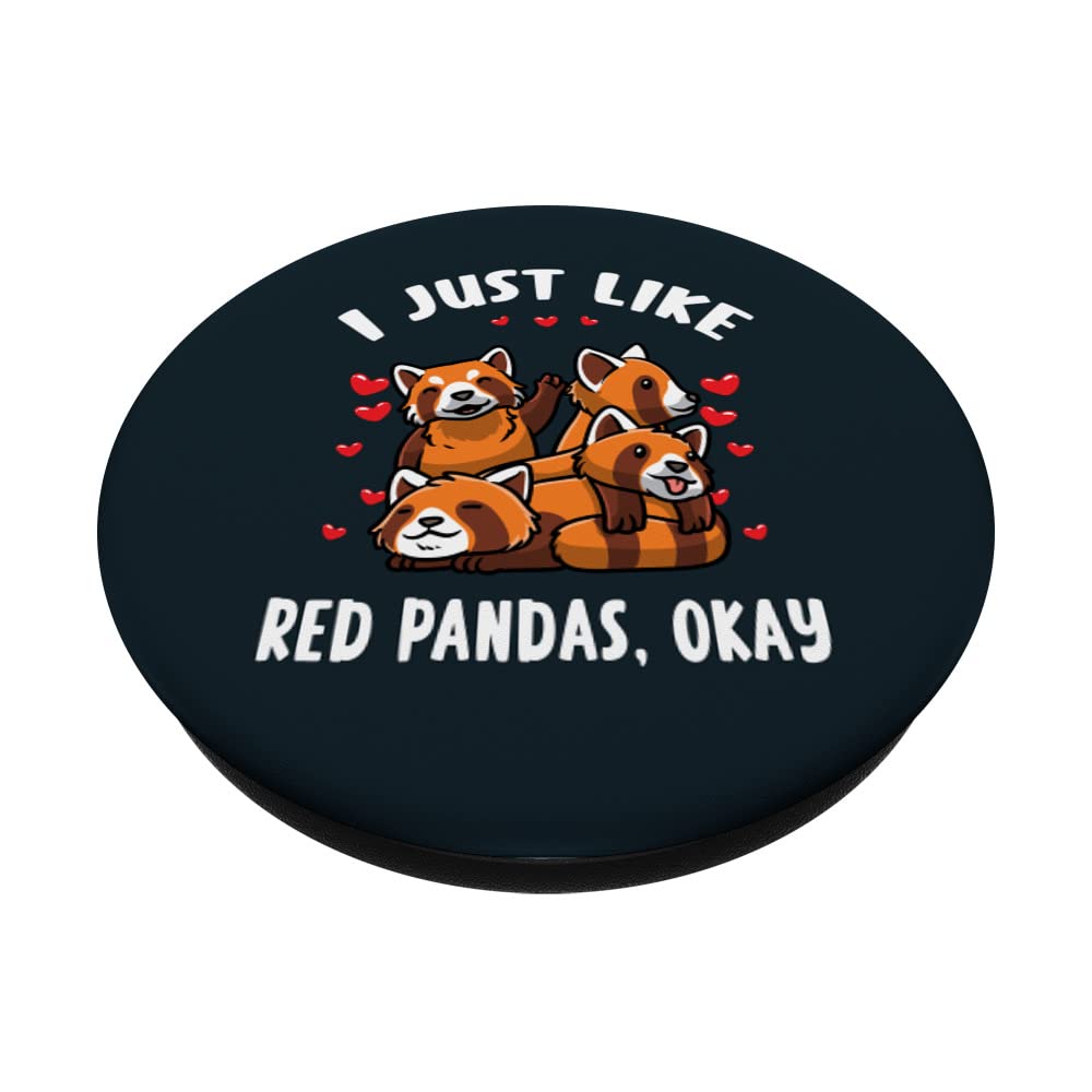 Cute Red Panda PopSockets Swappable PopGrip for Phone - Adorable Phone Grip Stand for iPhone, Samsung & Smartphones | Perfect for Selfies, Gaming & Everyday Use