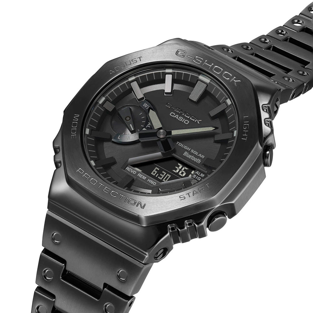 G Shock GMB2100BD-1A CasiOak Full Metal Watch - Rugged Digital Sports Watch for Men, Water Resistant, Shockproof - Perfect for Outdoor Adventures, Workouts & Daily Wear