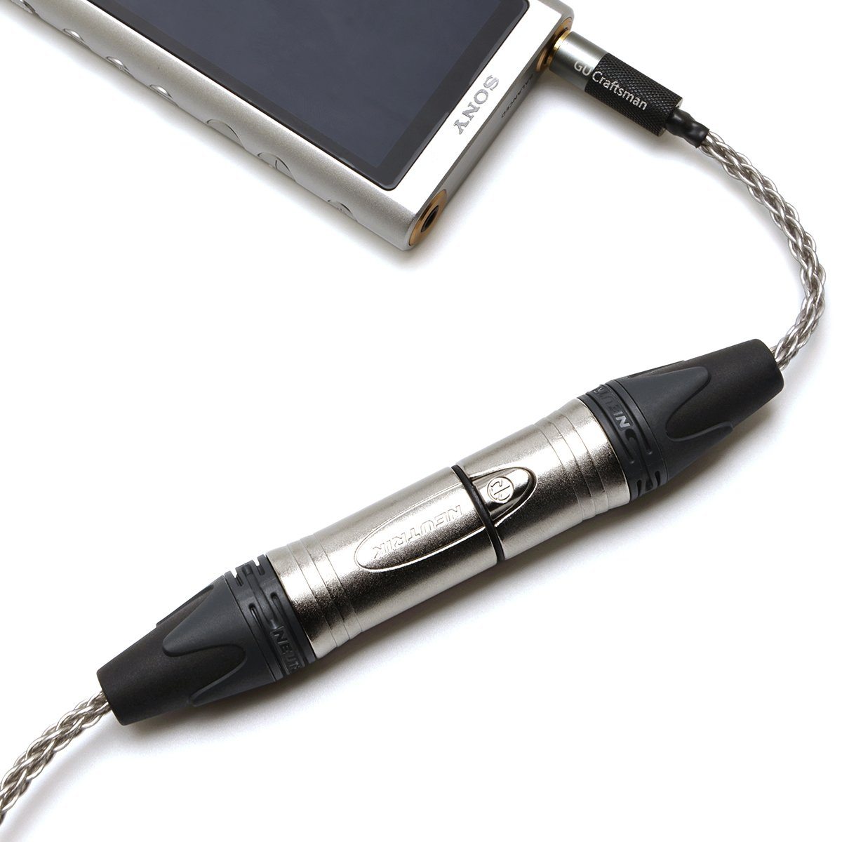 GUCraftsman 4-Pin XLR Female to 4.4mm Male Balanced Audio Adapter - Professional Studio & Hi-Fi Equipment Connection for Headphones, Microphones, and Audio Interfaces
