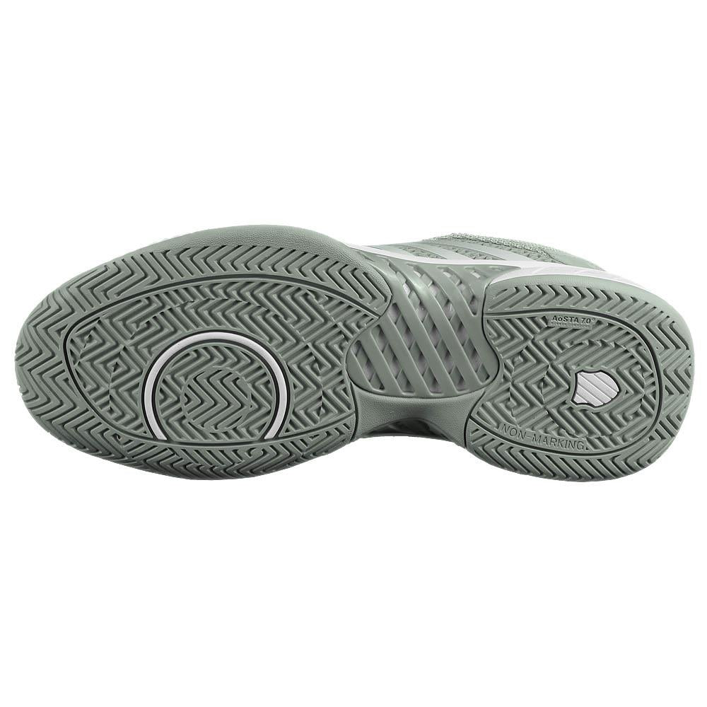K Swiss Women's Express Light Pickleball Shoes - D Width - High Rise White | Comfortable Court Shoes for Women | Perfect for Pickleball, Tennis & Casual Wear