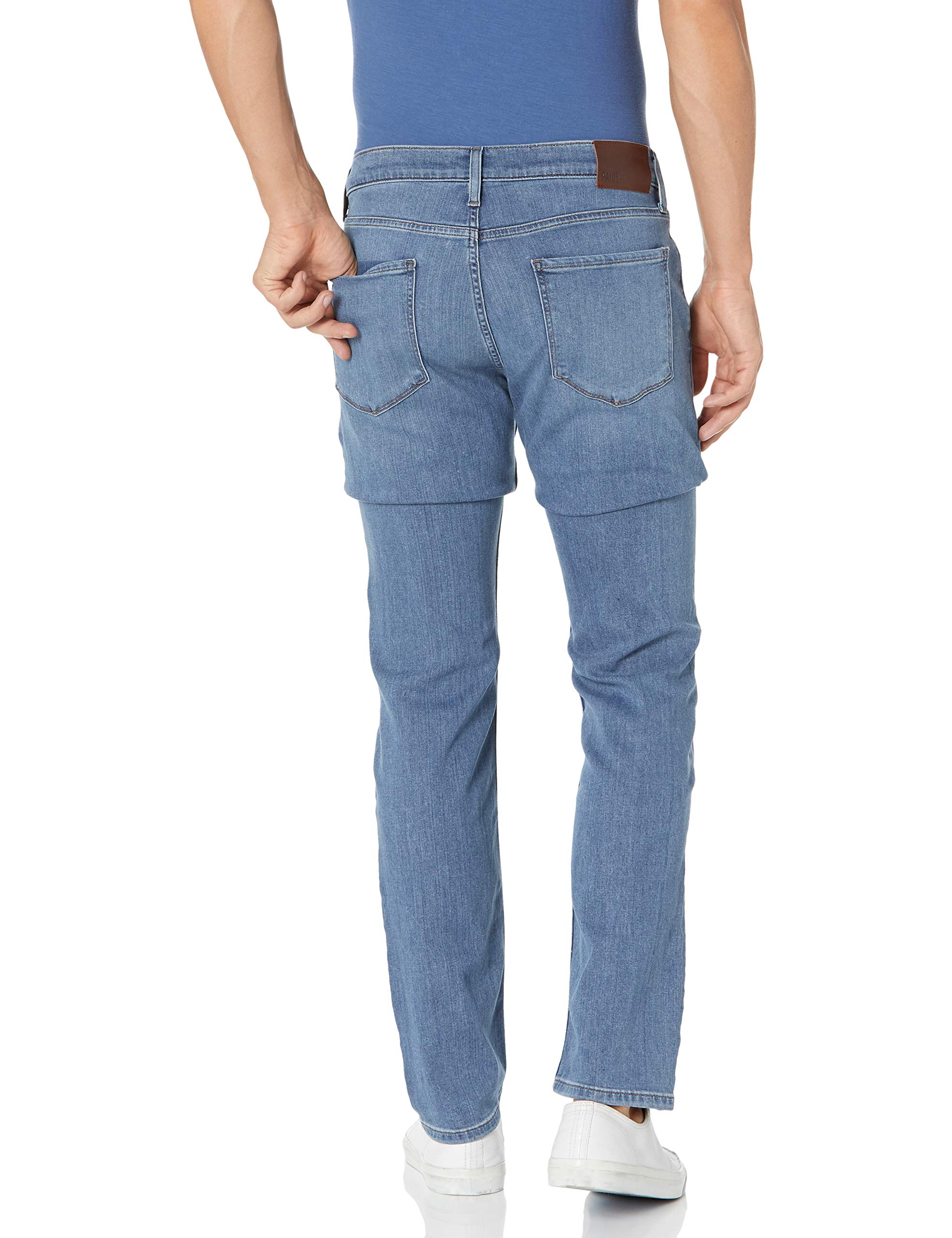 PAIGE Men's Normandie Transcend Jeans - Slim Fit Stretch Denim Pants for Casual Wear & Everyday Comfort | Perfect for Office, Dating & Weekend Outings