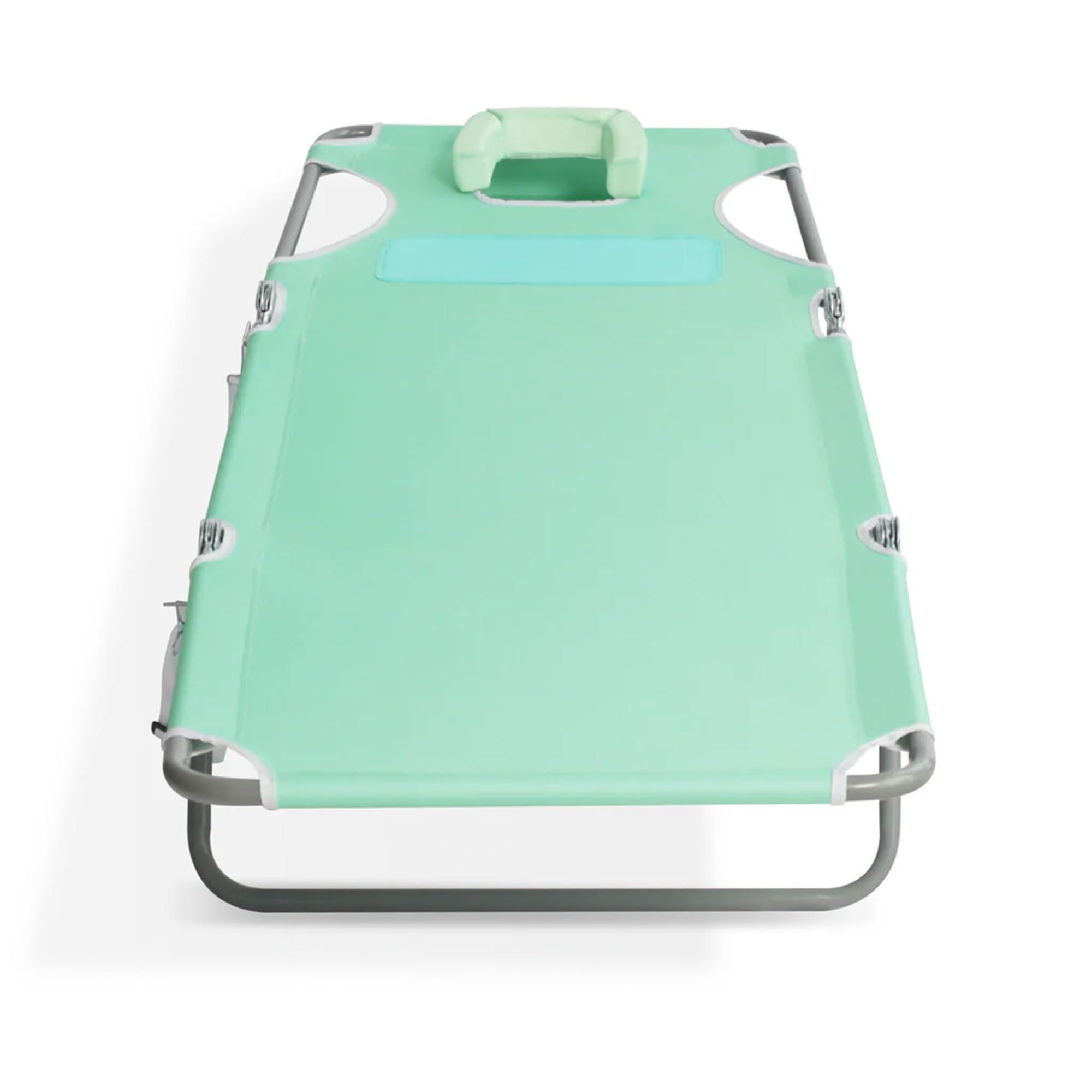 Ostrich Ladies Comfort Lounger - Foldable Beach Camping Pool Tanning Chair in Aqua | Perfect for Outdoor Relaxation, Sunbathing & Travel