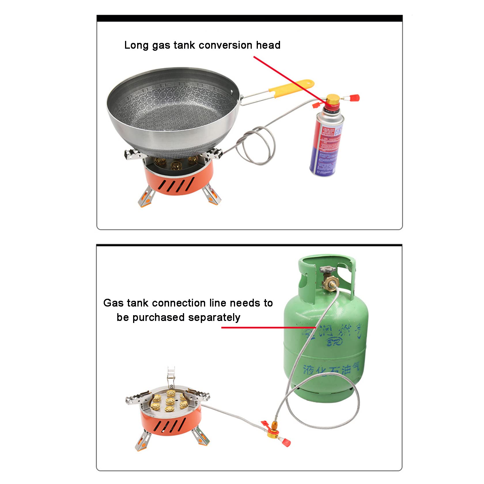 17800W Ultralight Portable Wind-Resistant Camping Stove with Piezo Ignition - Adjustable Backpacking Stove for Outdoor Cooking, Hiking, Mountaineering | Perfect for Camping Trips, Emergency Preparedness & Survival Gear