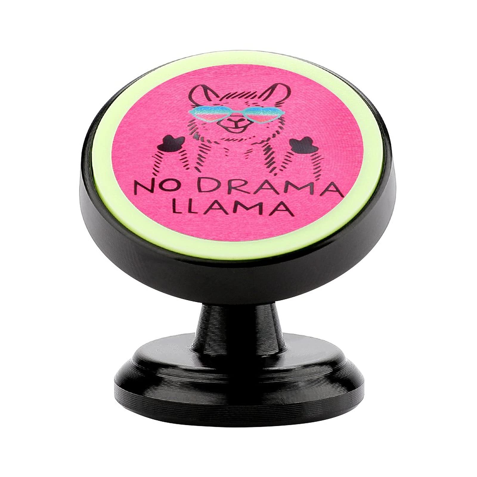 Llama Alpaca Magnetic Phone Car Mount - 360° Rotating Universal Dashboard Holder for iPhone, Samsung & Most Smartphones | Adjustable Magnet Stand for Safe Driving | Perfect for Road Trips & Daily Commutes