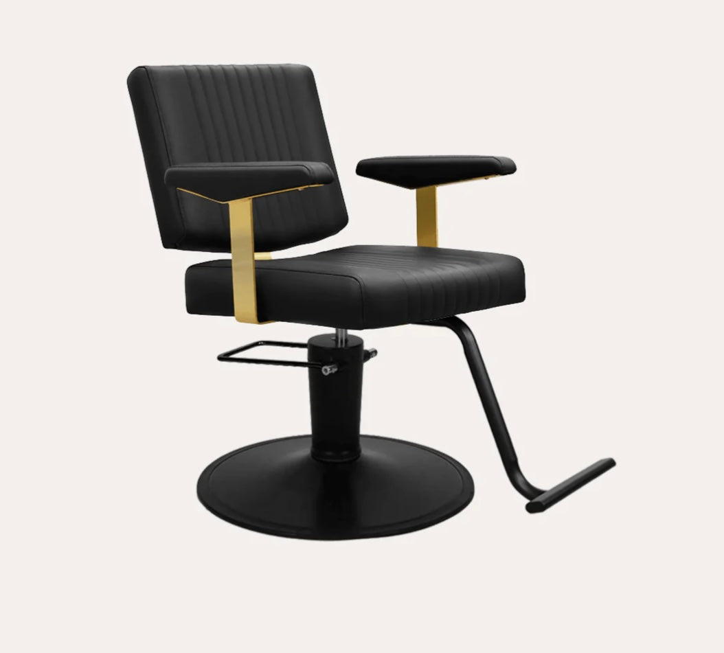 Professional Athena Salon Chair - Hydraulic Adjustable Styling Chair for Hairdressers & Barbers - Perfect for Salons, Barber Shops & Home Use