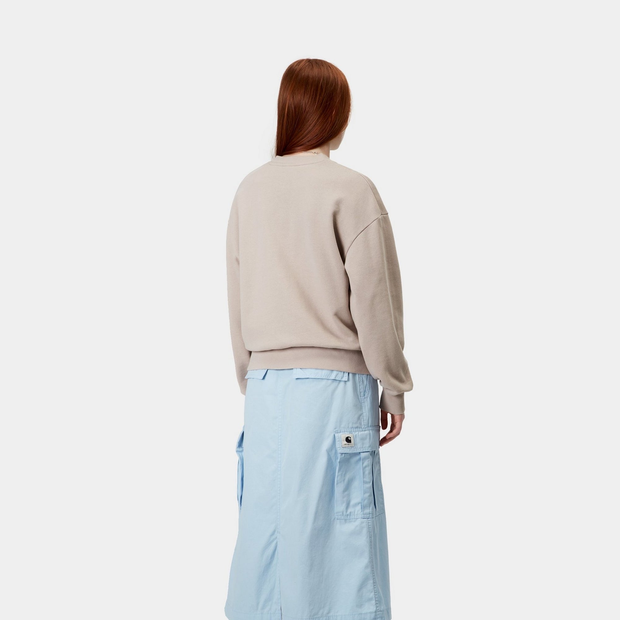 Casey Sweatshirt for Women - Soft & Cozy Pullover Hoodie in Dusky Beige | Perfect for Casual Wear, Lounge & Fall Outfits
