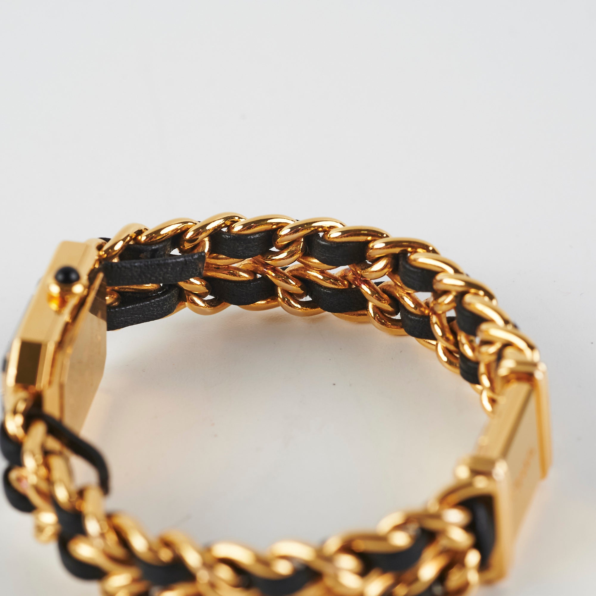 Chanel Premier Large Black Gold Luxury Watch for Women - Elegant Dress & Formal Occasions