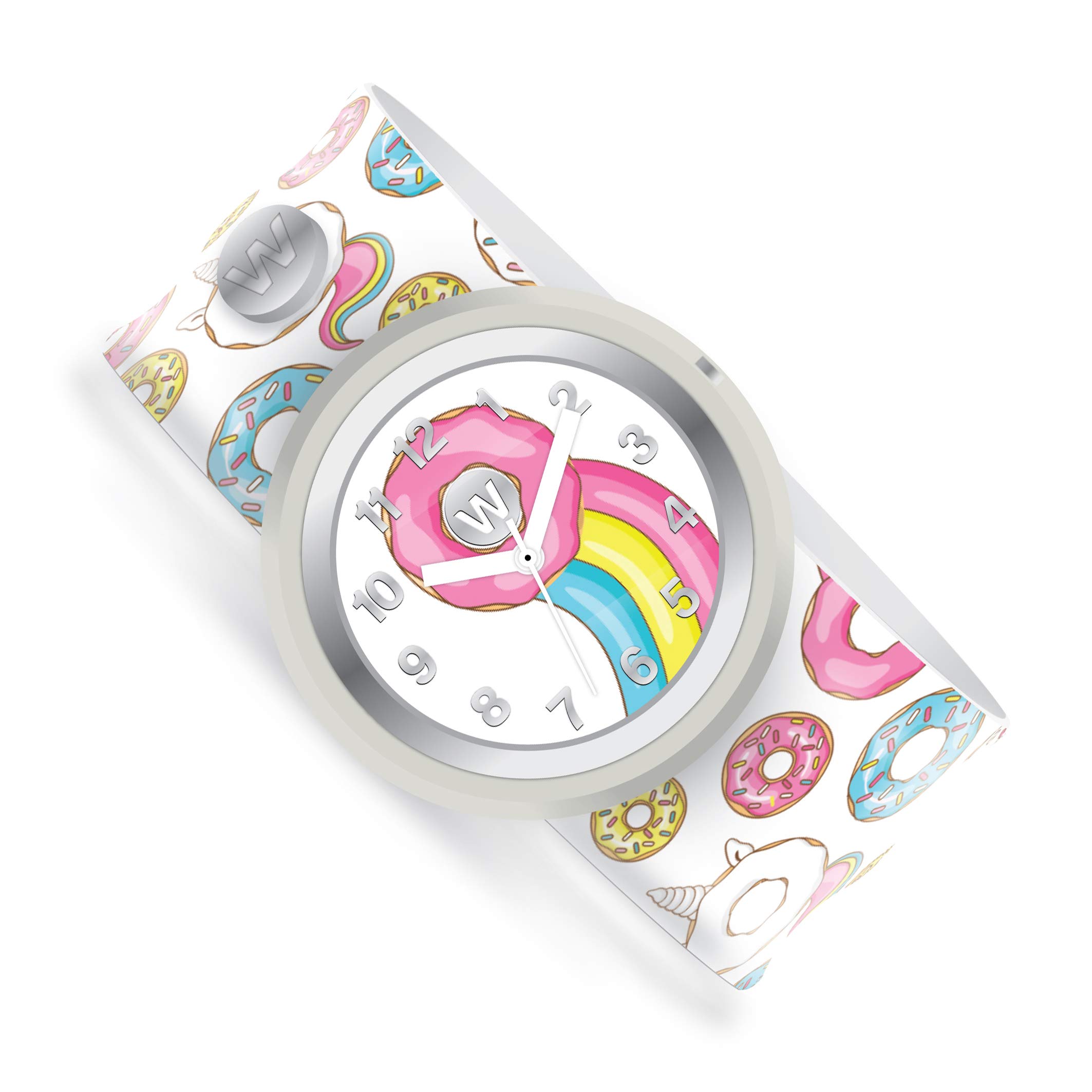 Watchitude Slap Watch for Kids - Adjustable Silicone Bands, Waterproof Analog Watch with Interchangeable Faces | Colorful Inspirational Bracelet Watch for Boys & Girls | Perfect for School, Sports & Everyday Wear