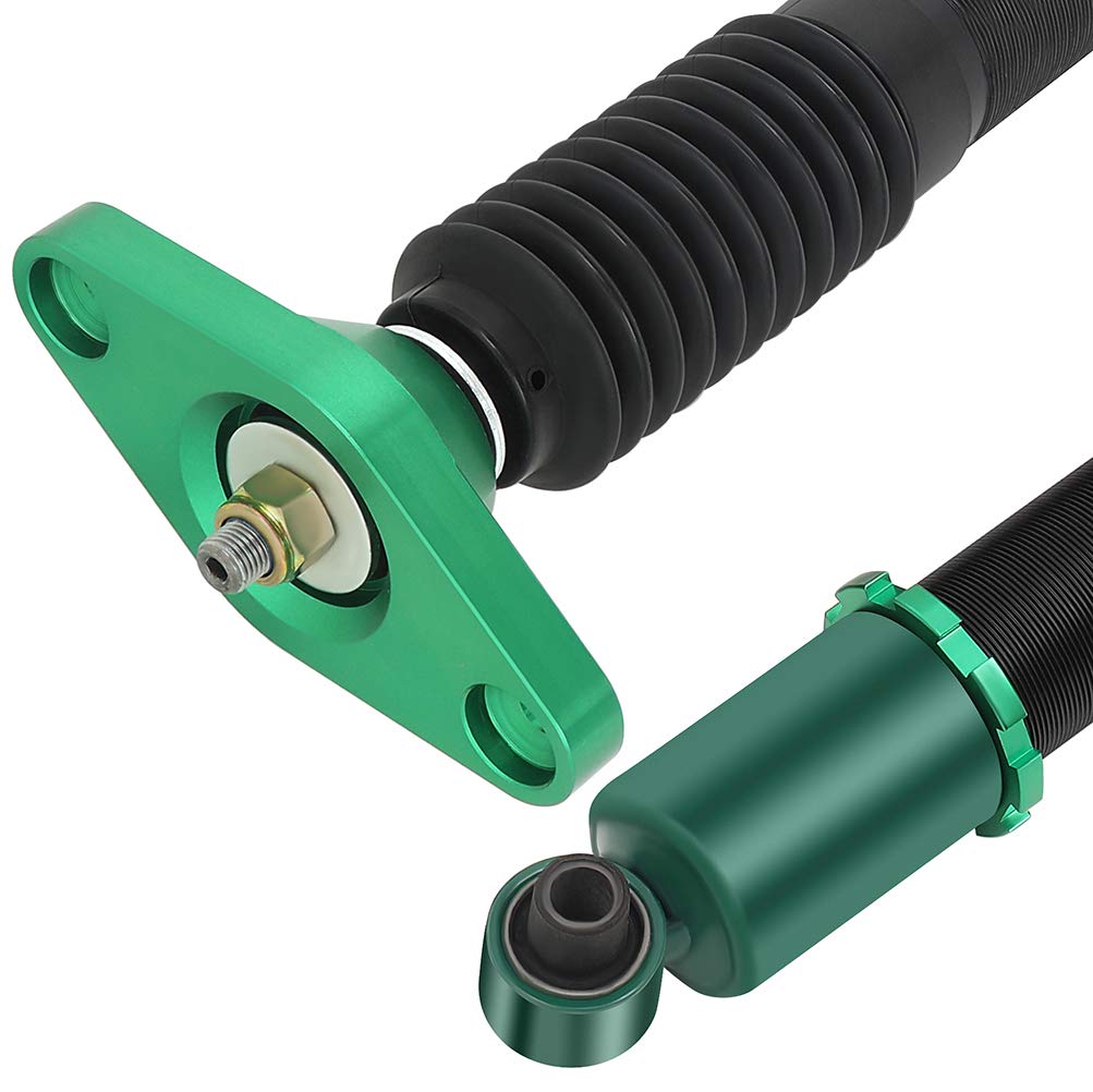 ECCPP Adjustable Coilover Suspension Kit - Height Adjustable Struts & Coil Spring Shocks for 2011-2015 Hyundai Genesis Coupe | Performance Upgrade | Green | Perfect for Street Racing & Track Day Use