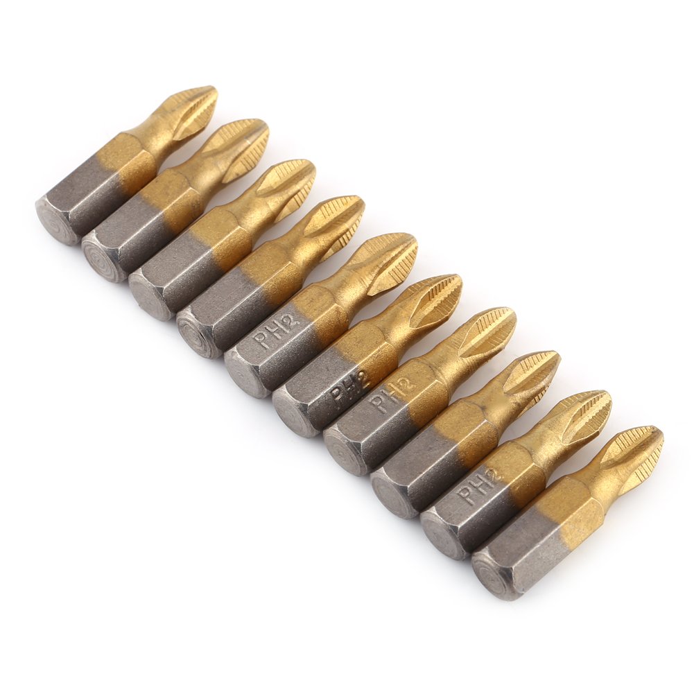 10 Pcs Coated 1/4