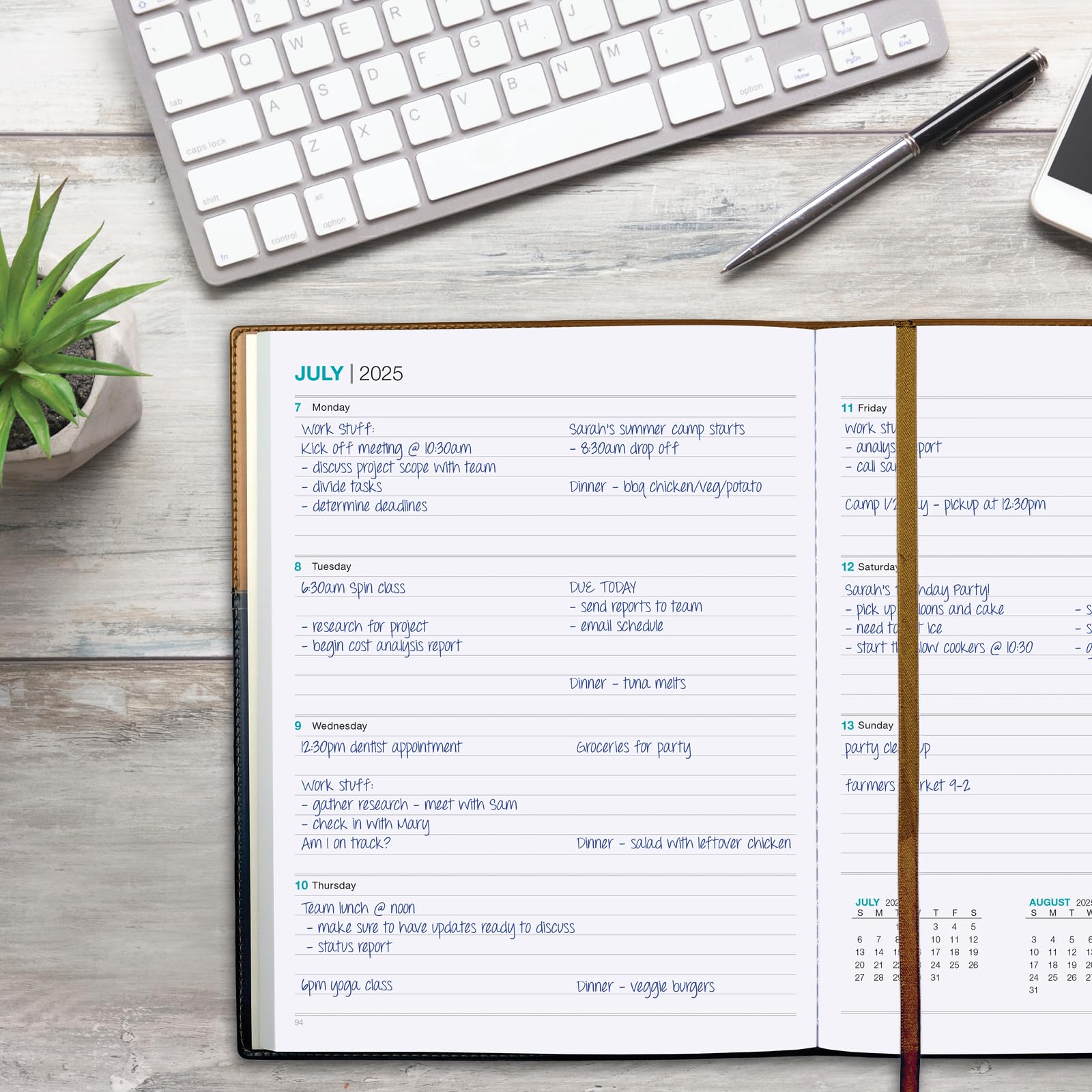2025 Weekly & Monthly Planner Calendar - 8