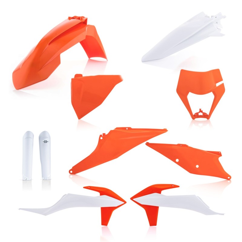 Acerbis Full Plastic Kit for 2023 KTM 150 500 XCF-W XC-W TPI EXC TPI EXC-F - OEM Replacement Parts for Off-Road Motorcycles - Perfect for Trail Riding and Motocross Racing