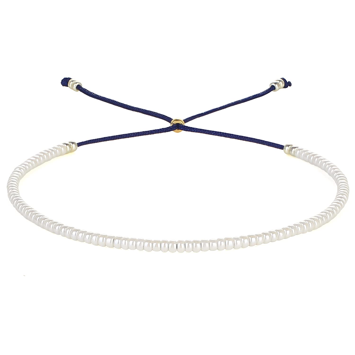 Colorful Beaded Friendship Bracelets for Women - Trendy Thin Strand Fashion Jewelry for Gifts, Parties & Everyday Wear