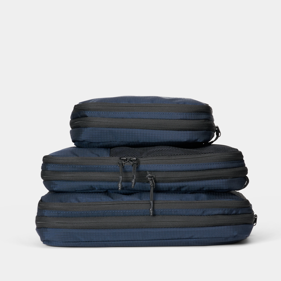Best Compression Packing Cubes for Travel - Space Saving Organizer for Suitcases & Backpacks - Perfect for Business Trips, Vacations & Camping