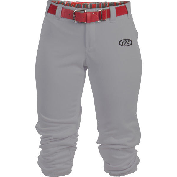 Rawlings WLNCHG Girls' Low Rise Fastpitch Softball Pants - Lightweight & Breathable for Youth Softball Players - Perfect for Practice, Games & Tournaments
