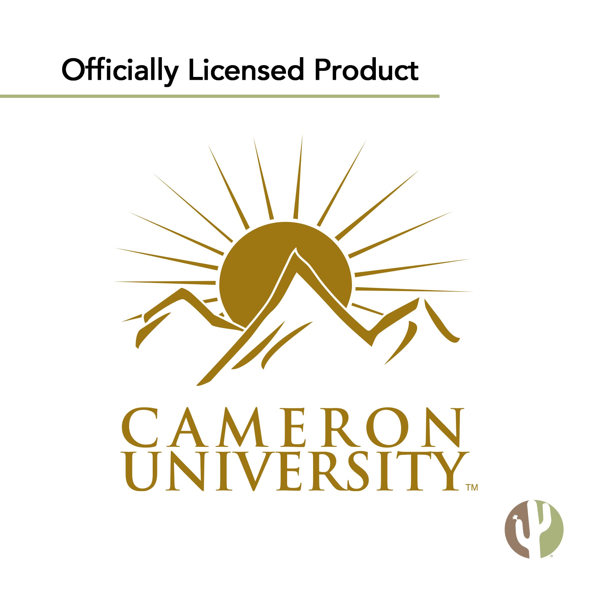 Desert Cactus Cameron University Aggies Vinyl Decal Sticker - Waterproof Laptop, Water Bottle, Car, Scrapbook Decor - Perfect for Basketball Fans & School Spirit (Basketball Logo Sticker)