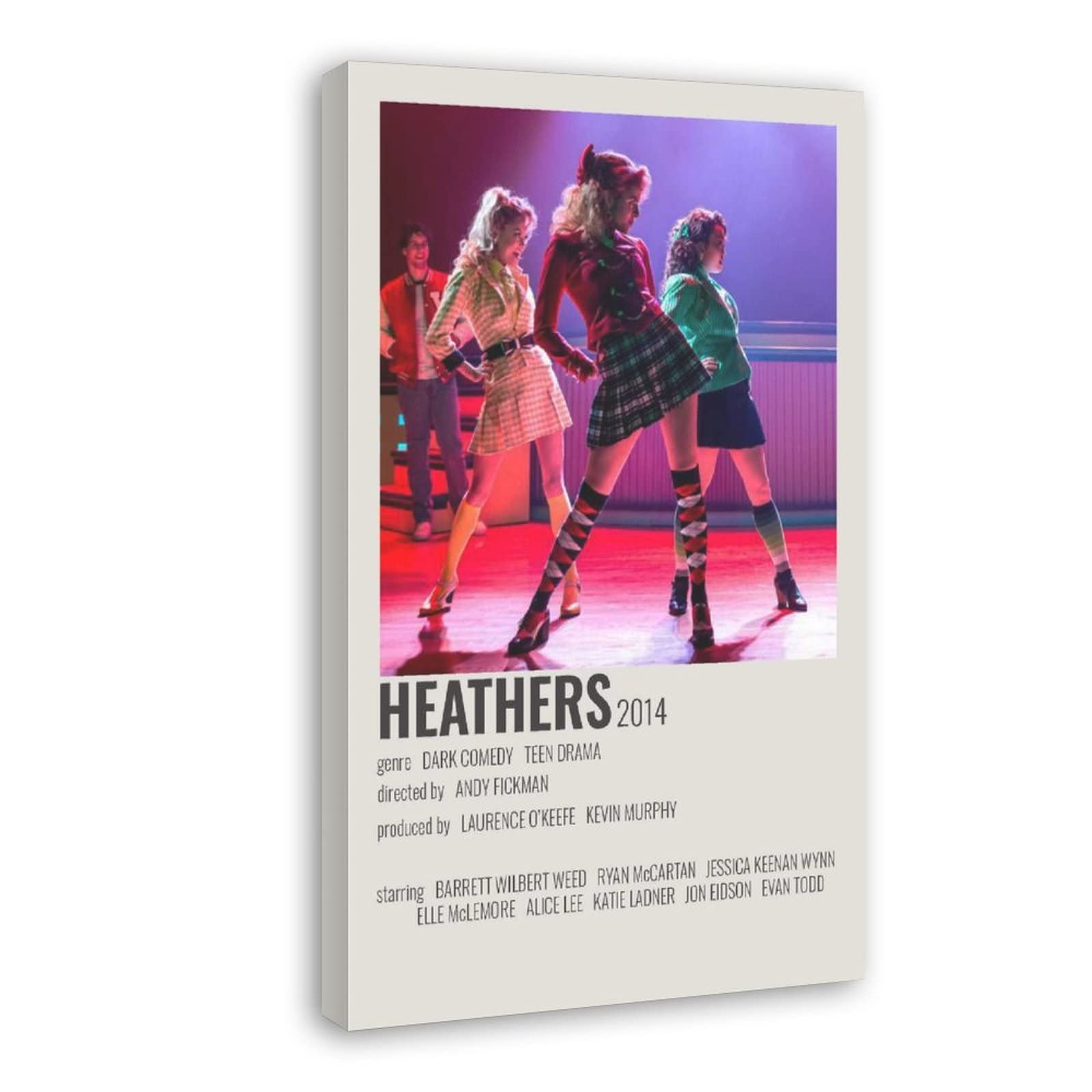 Heathers The Musical Poster - Heather Chandler Canvas Wall Art (20x30cm/8x12inch) - Aesthetic Music Poster for Bedroom, Office & Home Decor - Perfect Gift for Theater Lovers & Musical Fans