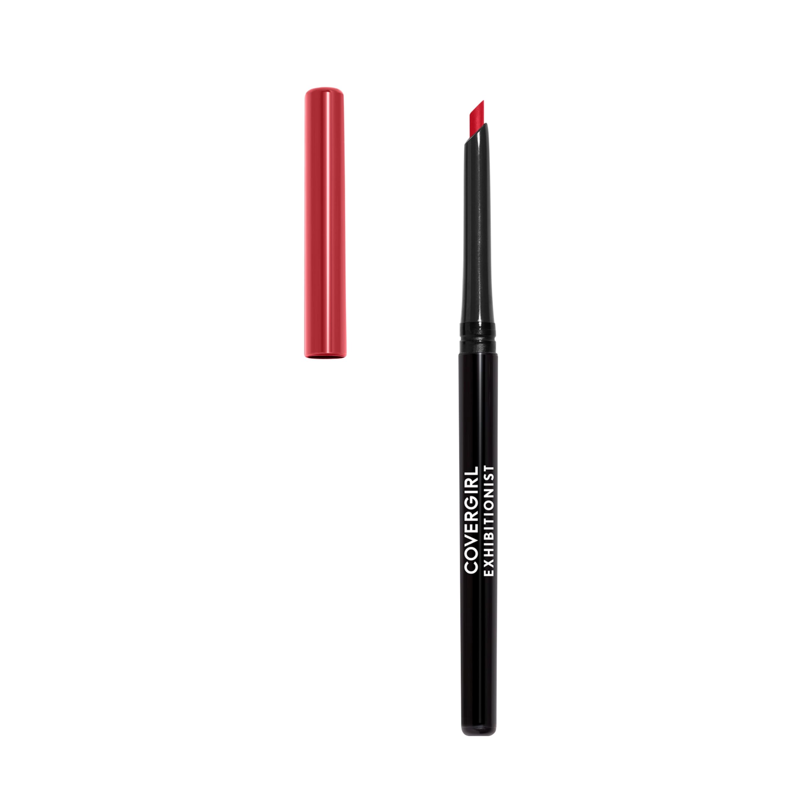 COVERGIRL Exhibitionist Lip Liner - Cherry Red 220 (0.012 oz) | Long-Lasting Lip Pencil for Precise Definition & Bold Color | Perfect for Everyday Wear, Date Night & Special Occasions