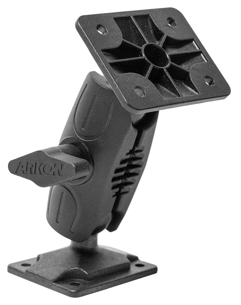 Arkon Heavy Duty 4-Inch Car & Wall Mount for Camera, GPS, Satellite Radio & Video Camera - Universal Black Mount for Road Trips & Home Security