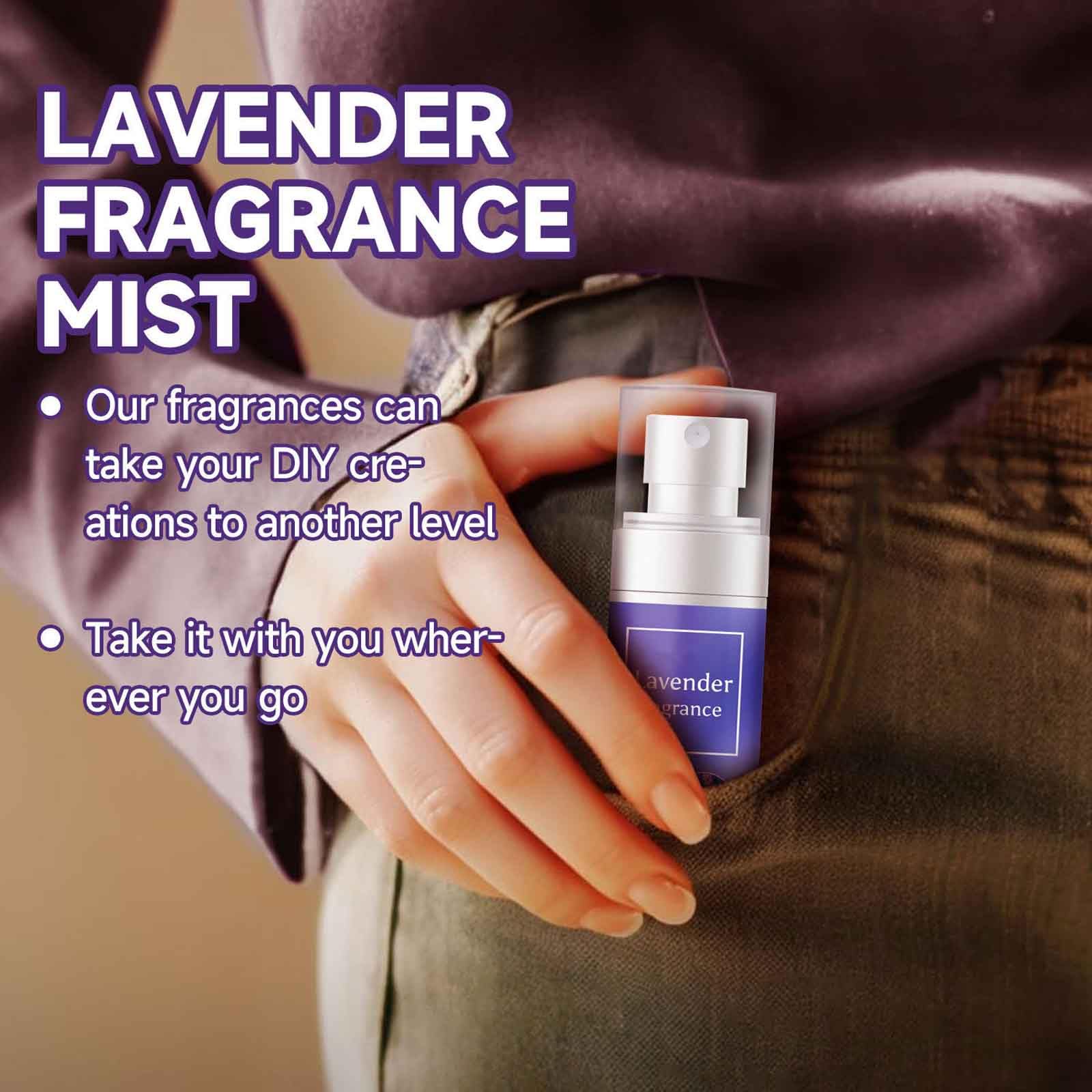 Women's Pheromone Perfume Spray - Long Lasting Fragrance for Hair & Body, Mood Boosting Lavender Scent - Perfect for Date Nights, Office & Special Occasions