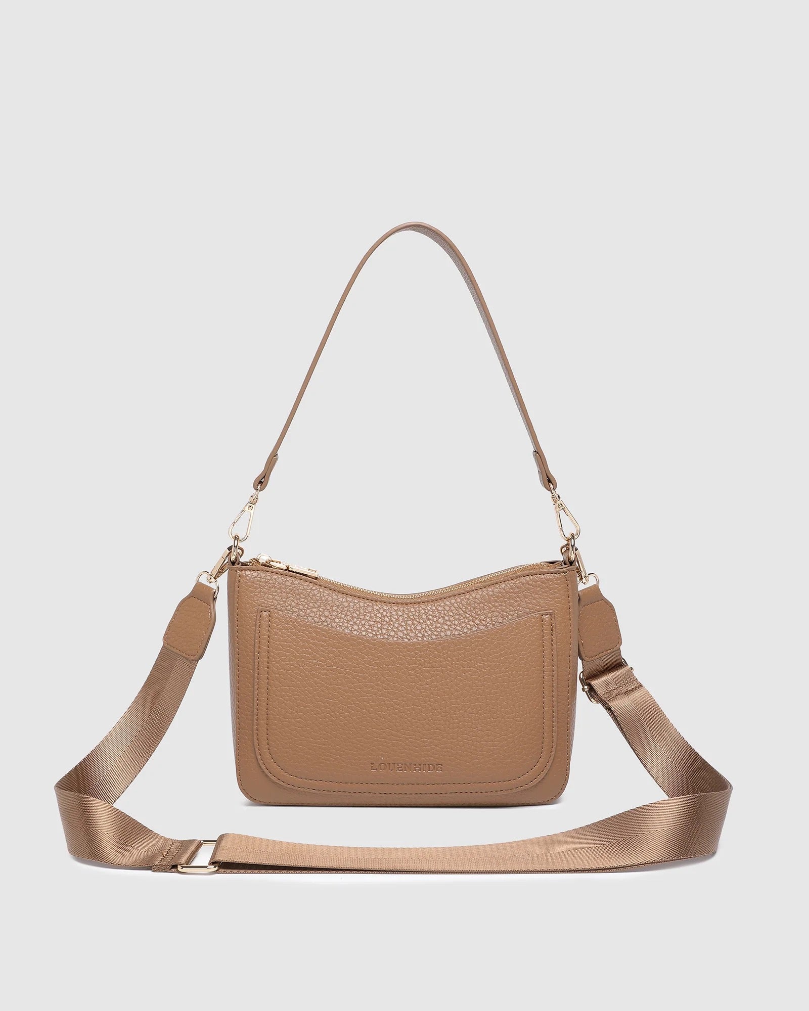Linda Women's Crossbody Bag - Stylish & Lightweight Caramel Leather Purse for Everyday Use, Travel & Shopping