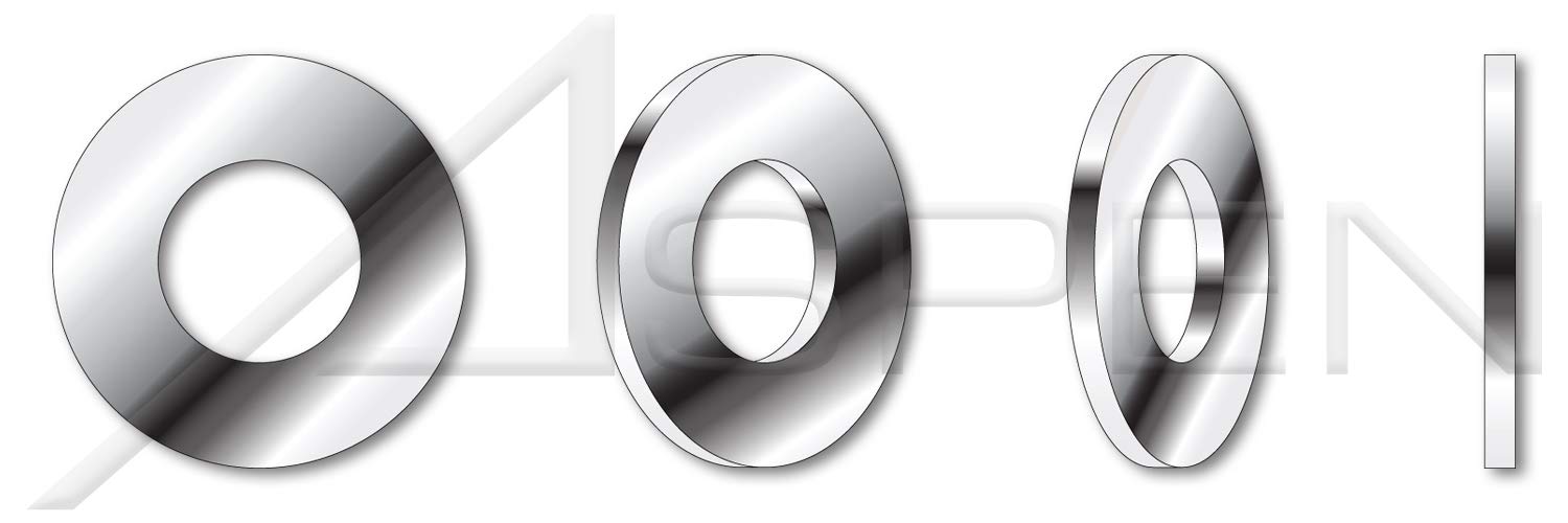 150 pcs A2 Stainless Steel Flat Washers - M27 DIN 1440/ISO 8738 Metric Clevis Pin Washers - Medium Finish for Industrial Machinery, Automotive & Construction Applications