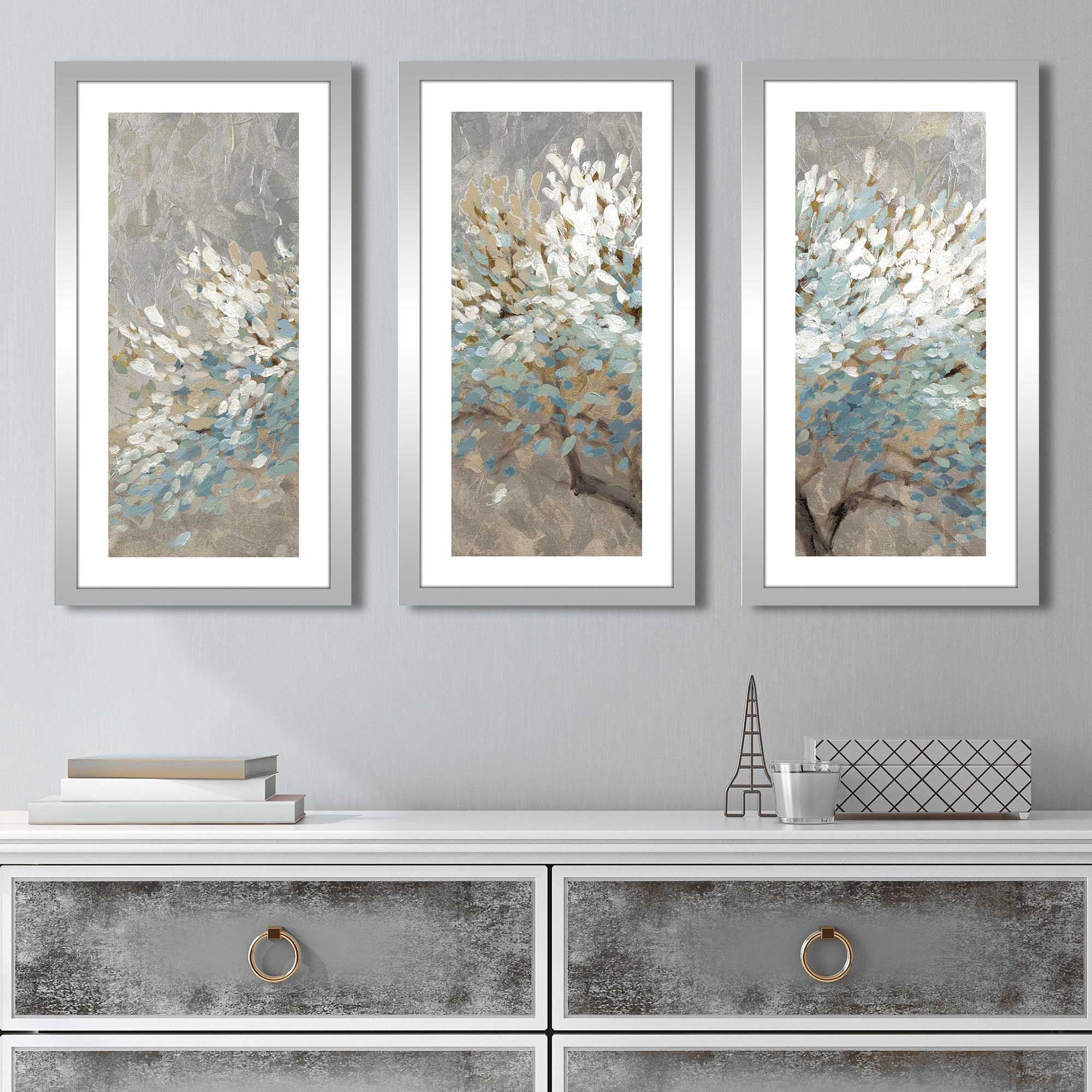 A Thousand White Lifetimes 3-Piece Canvas Wall Art Set - Modern Abstract Print on Aluminum Panel - Perfect for Living Room, Bedroom & Office Decor