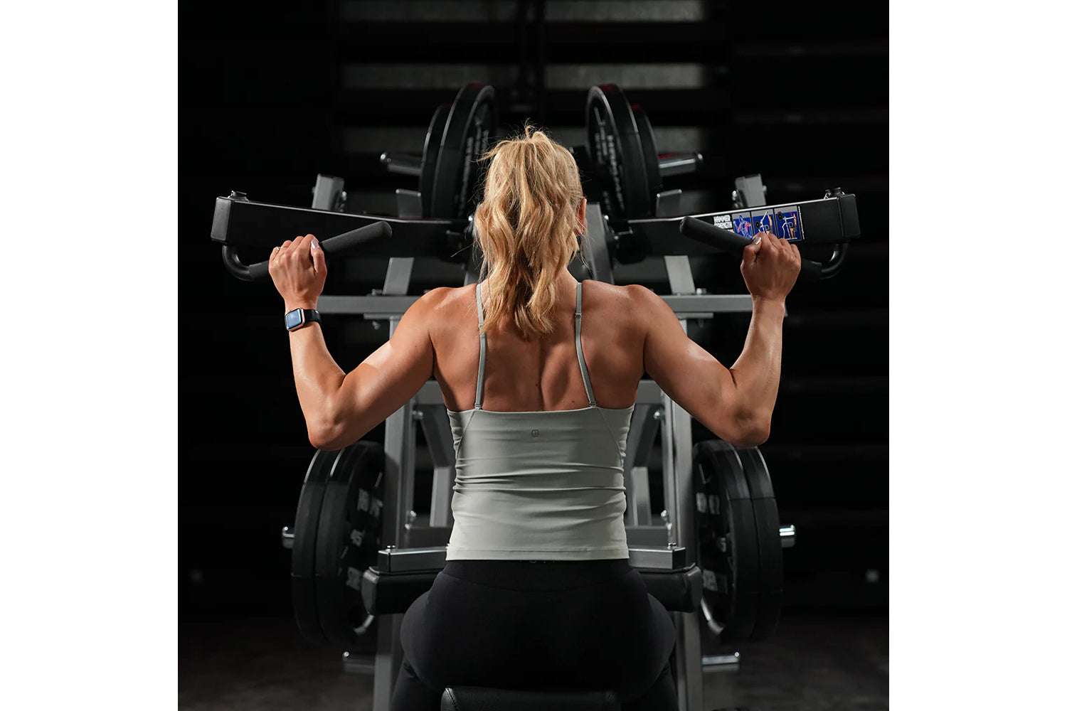 Hammer Strength Plate Loaded Iso-Lateral Wide Pulldown Machine - Professional Gym Equipment for Back Workouts & Strength Training