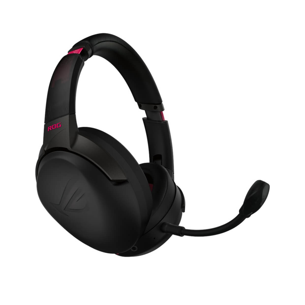 ASUS ROG Strix GO 2.4GHz Wireless Gaming Headset with Mic - Lightweight Electro Punk Design for PC, PS5, PS4, Switch - Immersive 7.1 Surround Sound for Competitive Gaming & Streaming